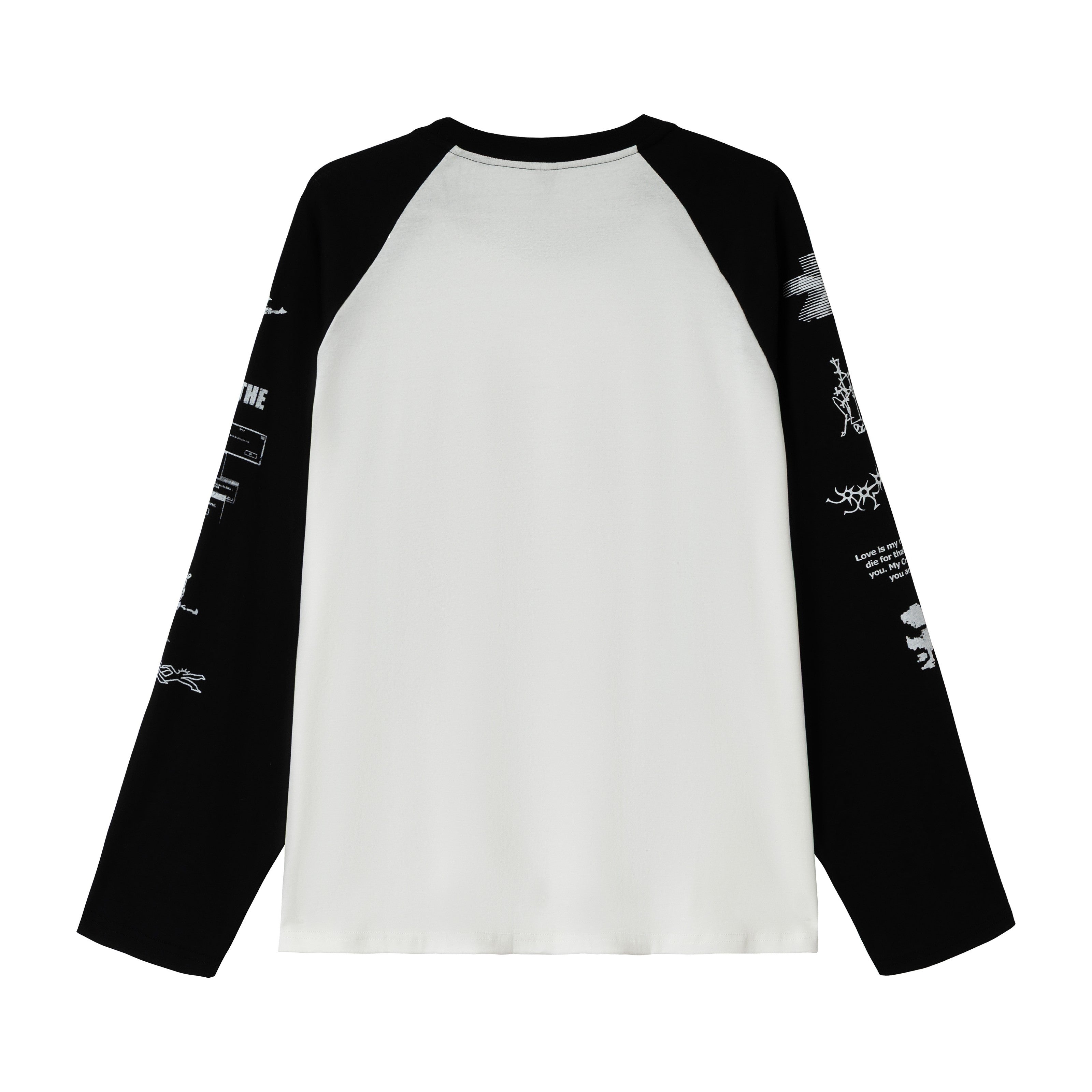 STARRVAINT Graphic Raglan Long-Sleeve T-Shirt