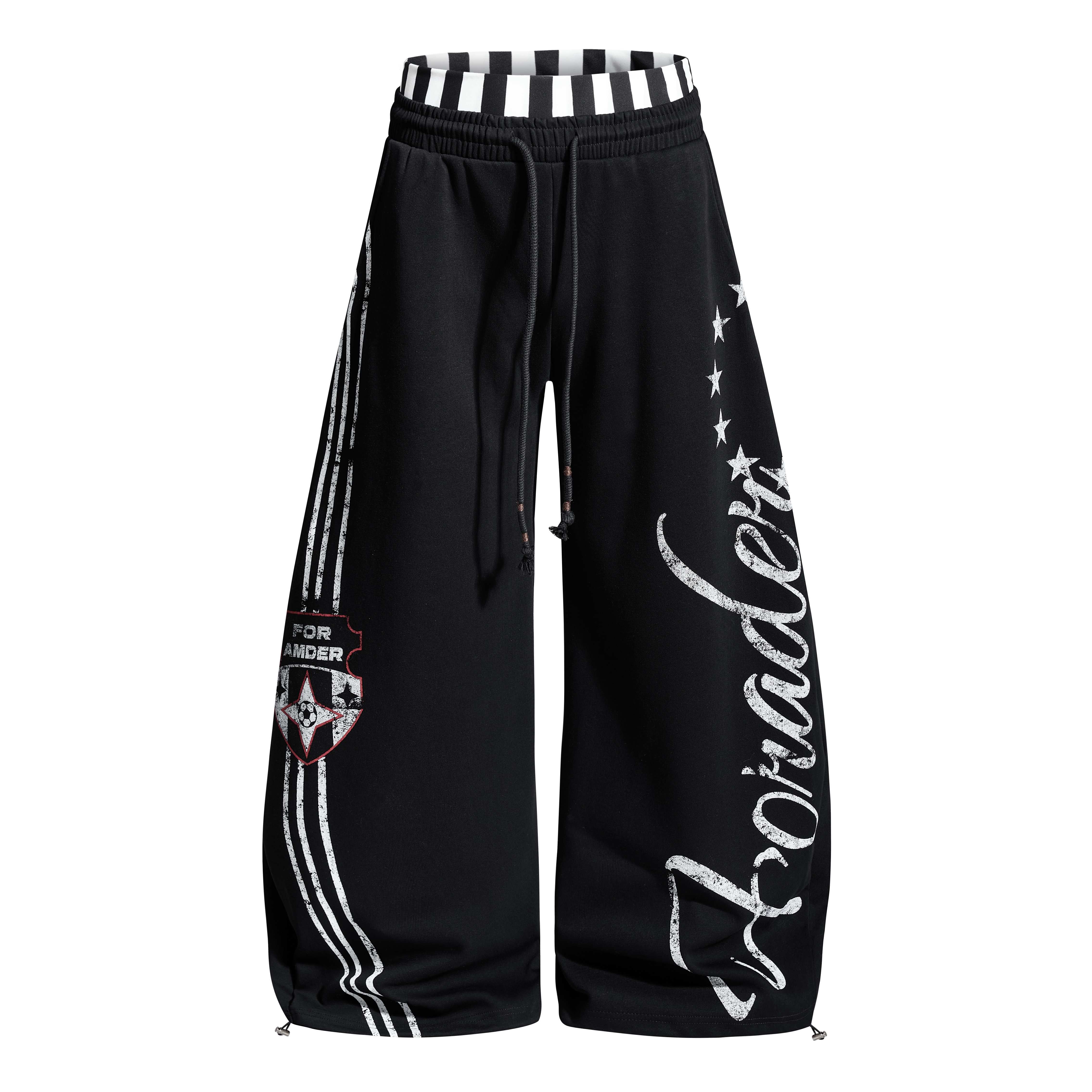 STARRVAINT “American Varsity” Wide-Leg Sweatpants