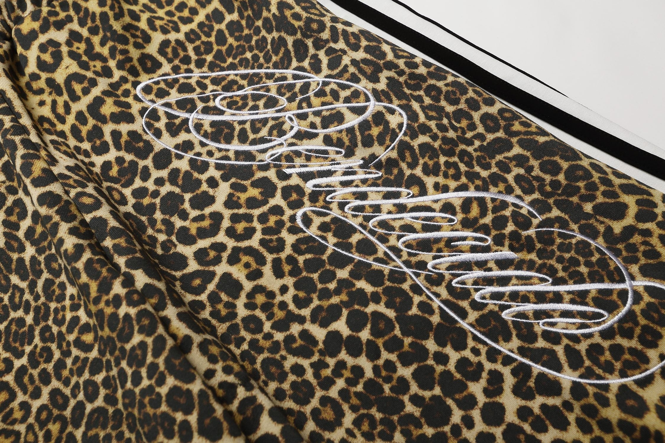 STARRVAINT Leopard Waist Sport Shorts
