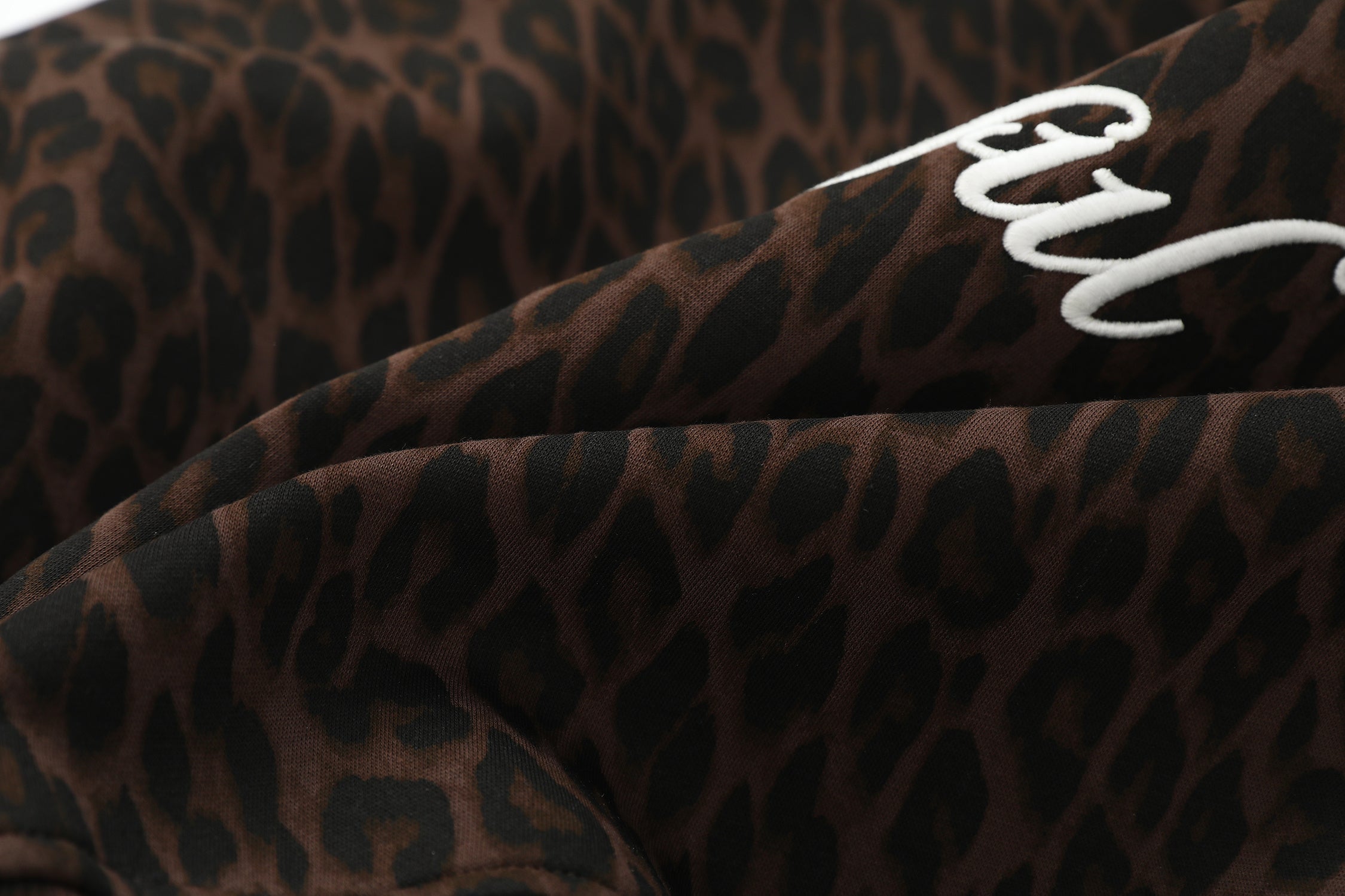 STARRVAINT Leopard Crest Zip Hoodie