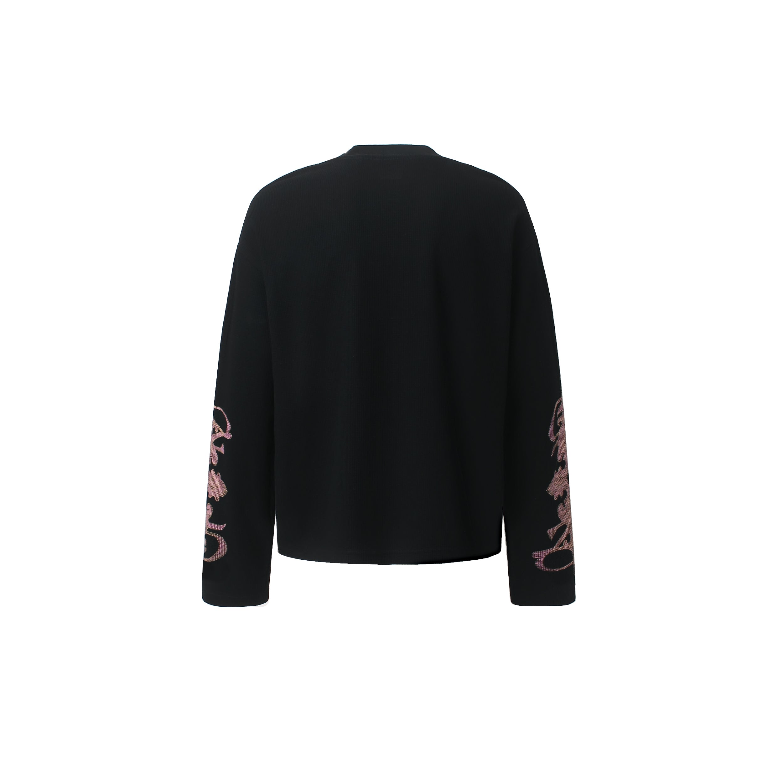 STARRVAINT Gothic Cross Waffle Long Sleeve
