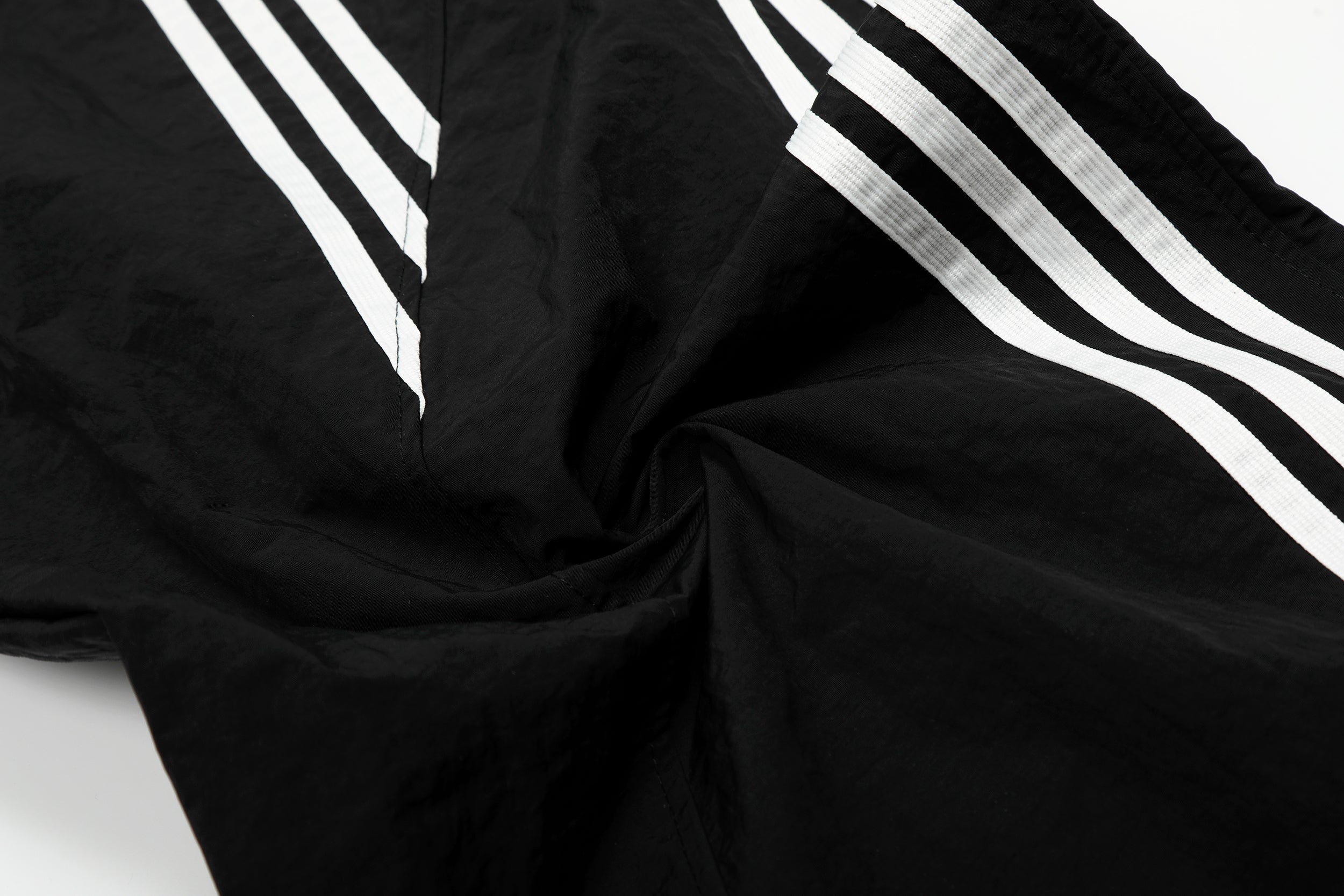 STARRVAINT Nylon Multi-Stripe Track Wide-Leg Pants