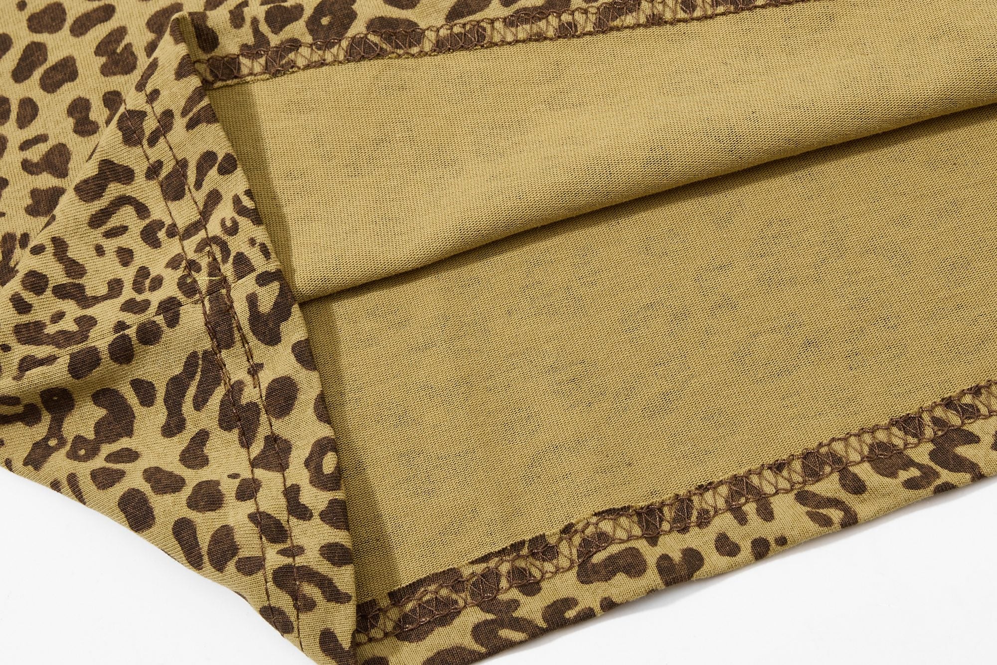 STARRVAINT Leopard Vintage Polo Tee