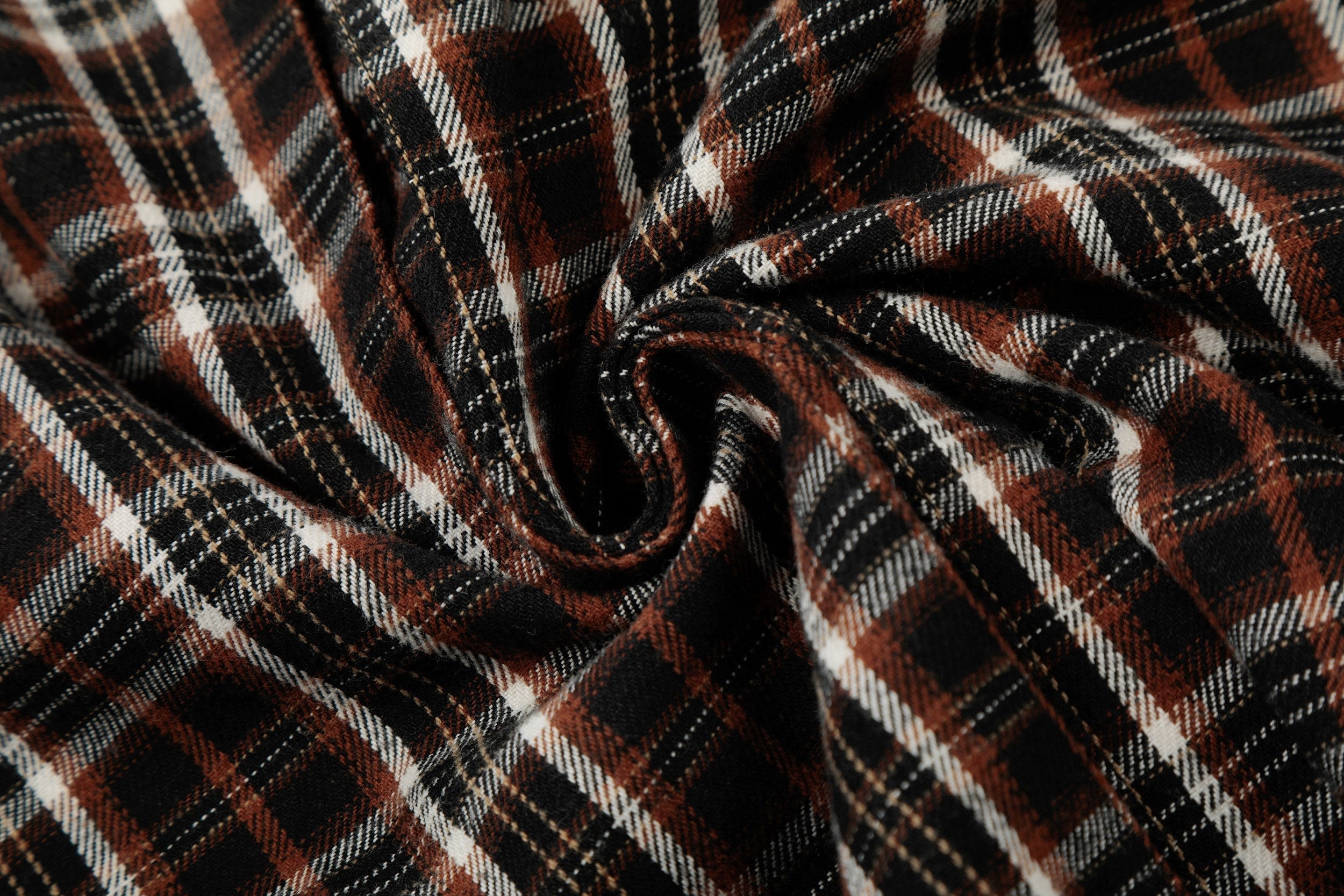 STARRVAINT “Distressed Plaid Short Sleeve Shirt”