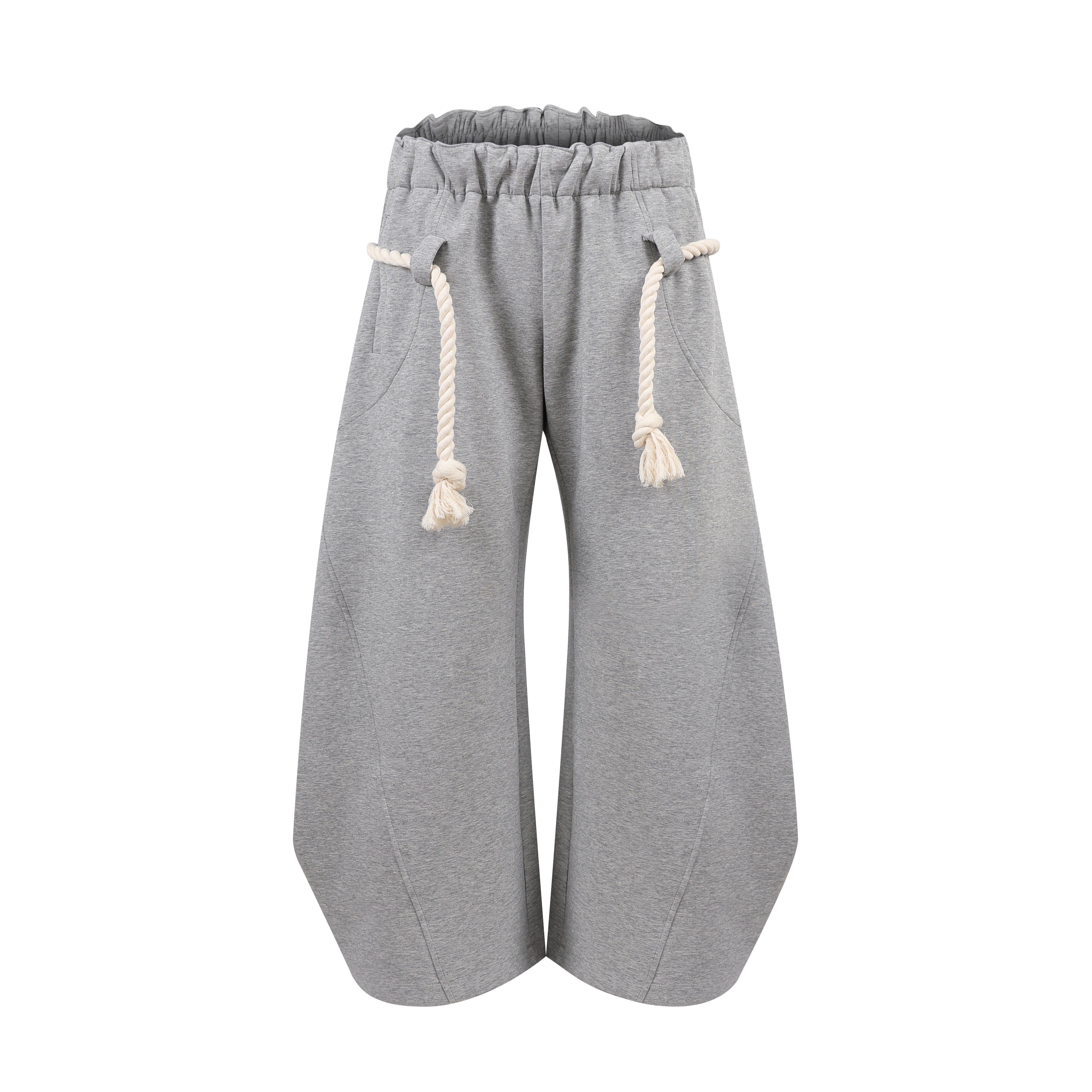 STARRVAINT Rope Drawstring Barrel Pants