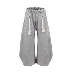 STARRVAINT Rope Drawstring Barrel Pants