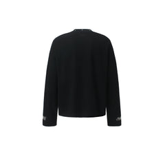STARRVAINT Leopard Cross Waffle Long Sleeve