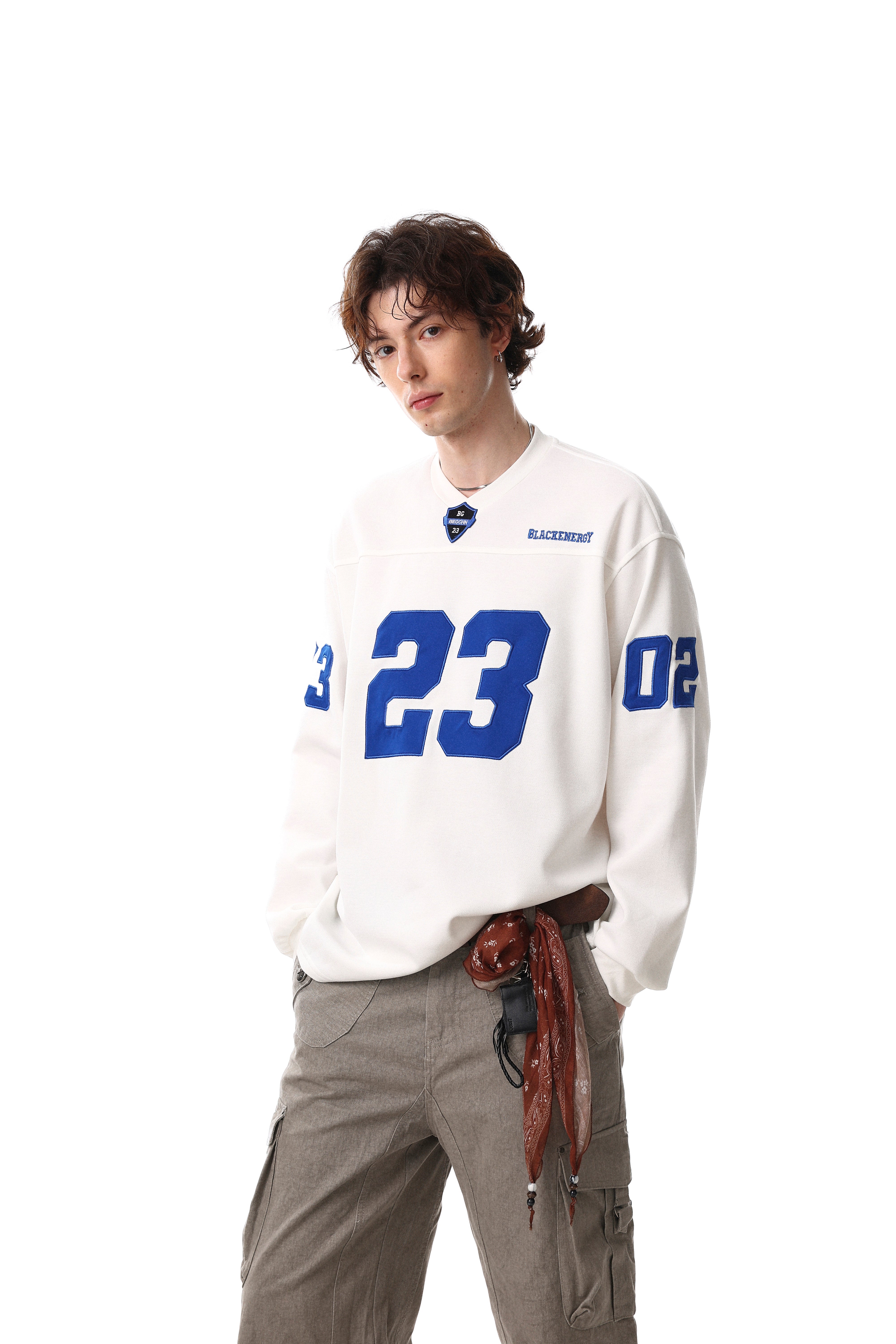 STARRVAINT Varsity Graphic Long Sleeve Tee