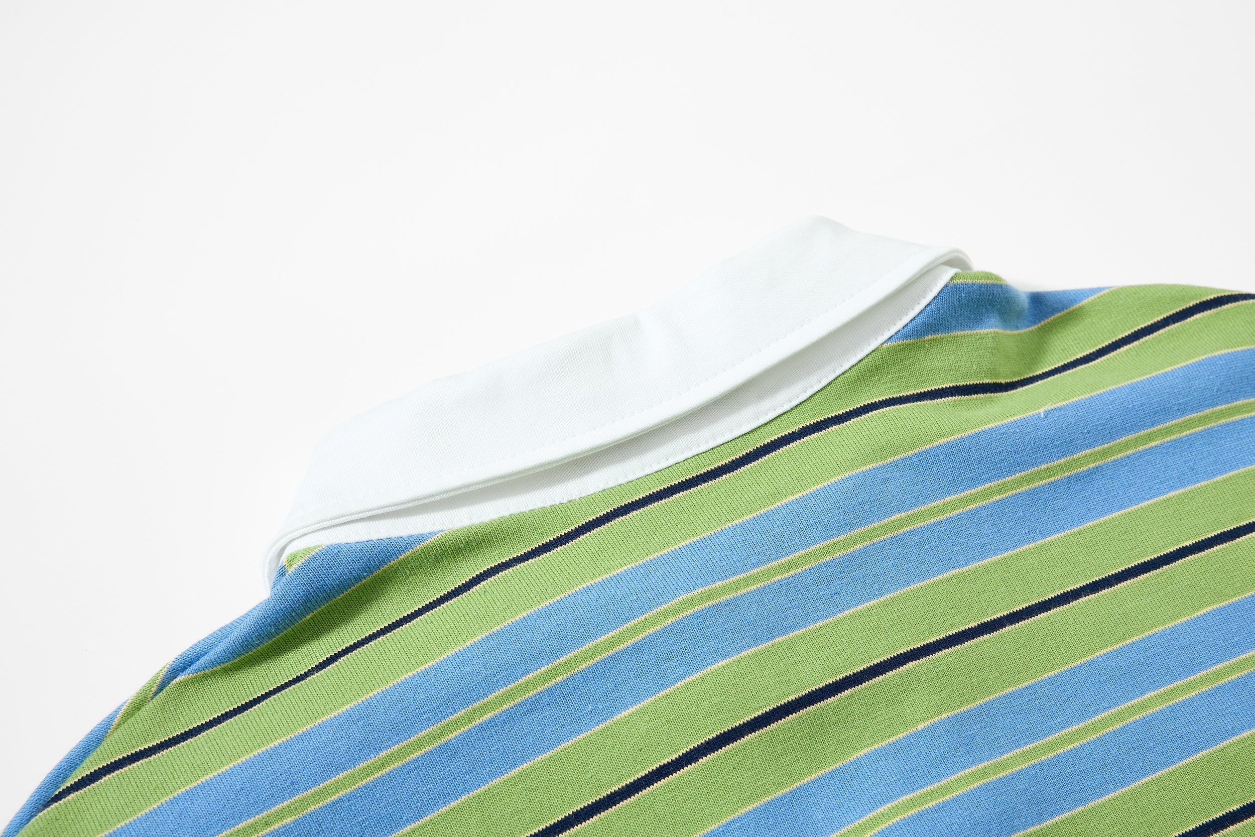 STARRVAINT Striped Graphic Layered Polo