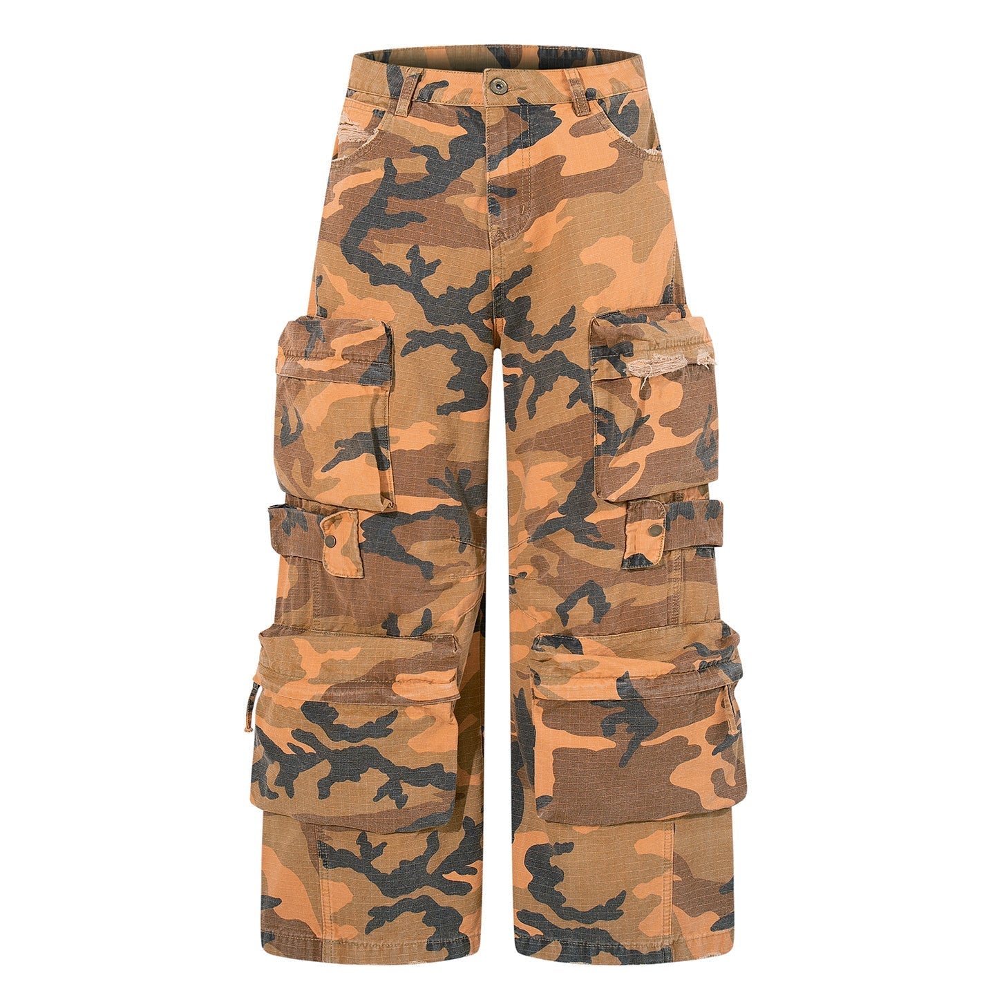 STARRVAINT Heavy Tactical Camo Multi-Pocket Cargo Pants