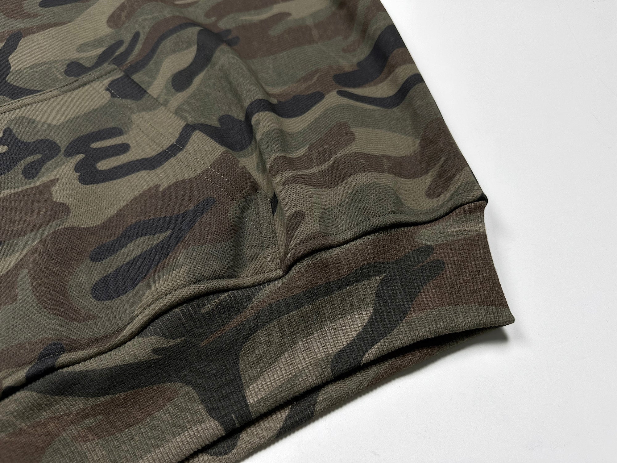 STARRVAINT Camo Varsity Zip Hoodie
