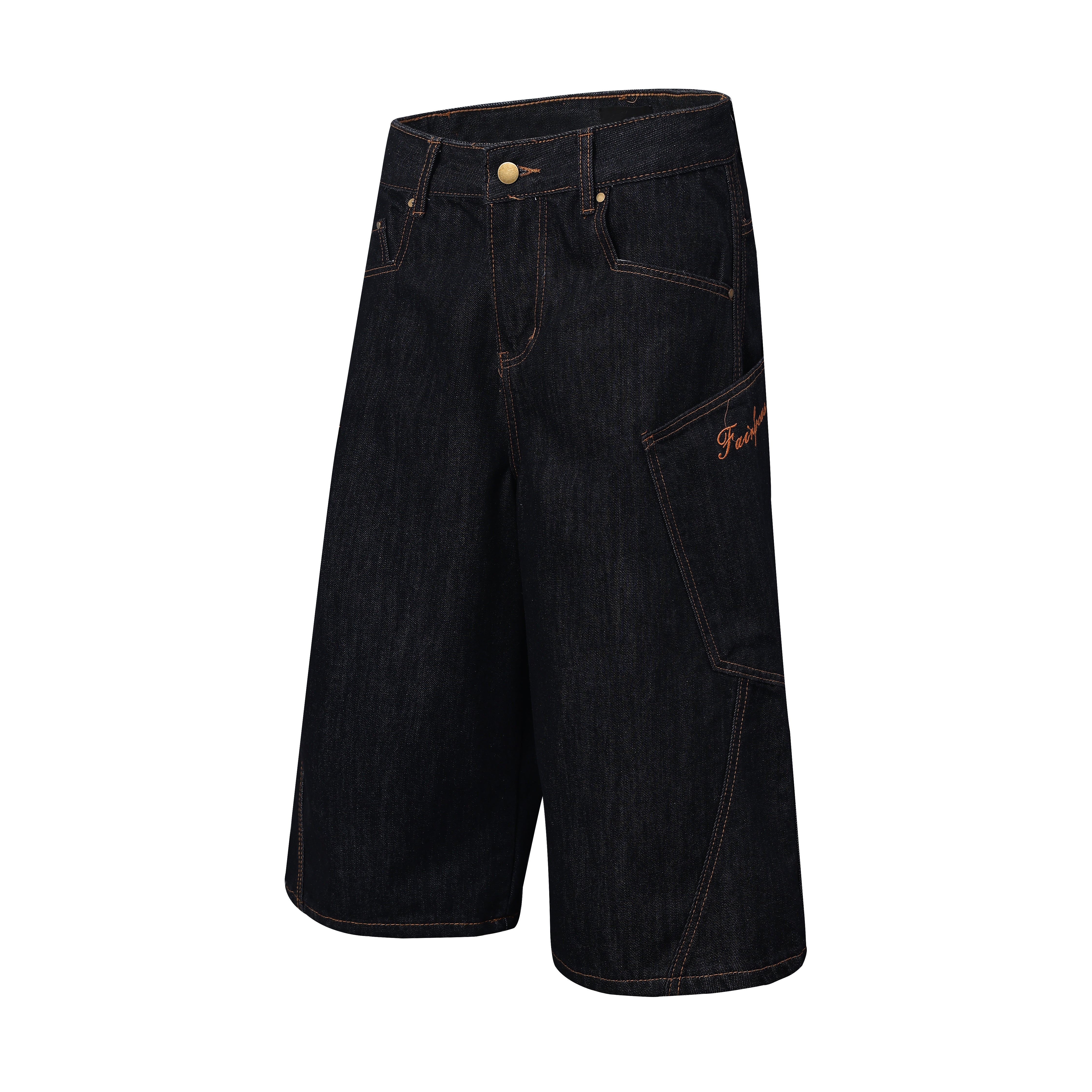 STARRVAINT Patchwork Denim Jorts