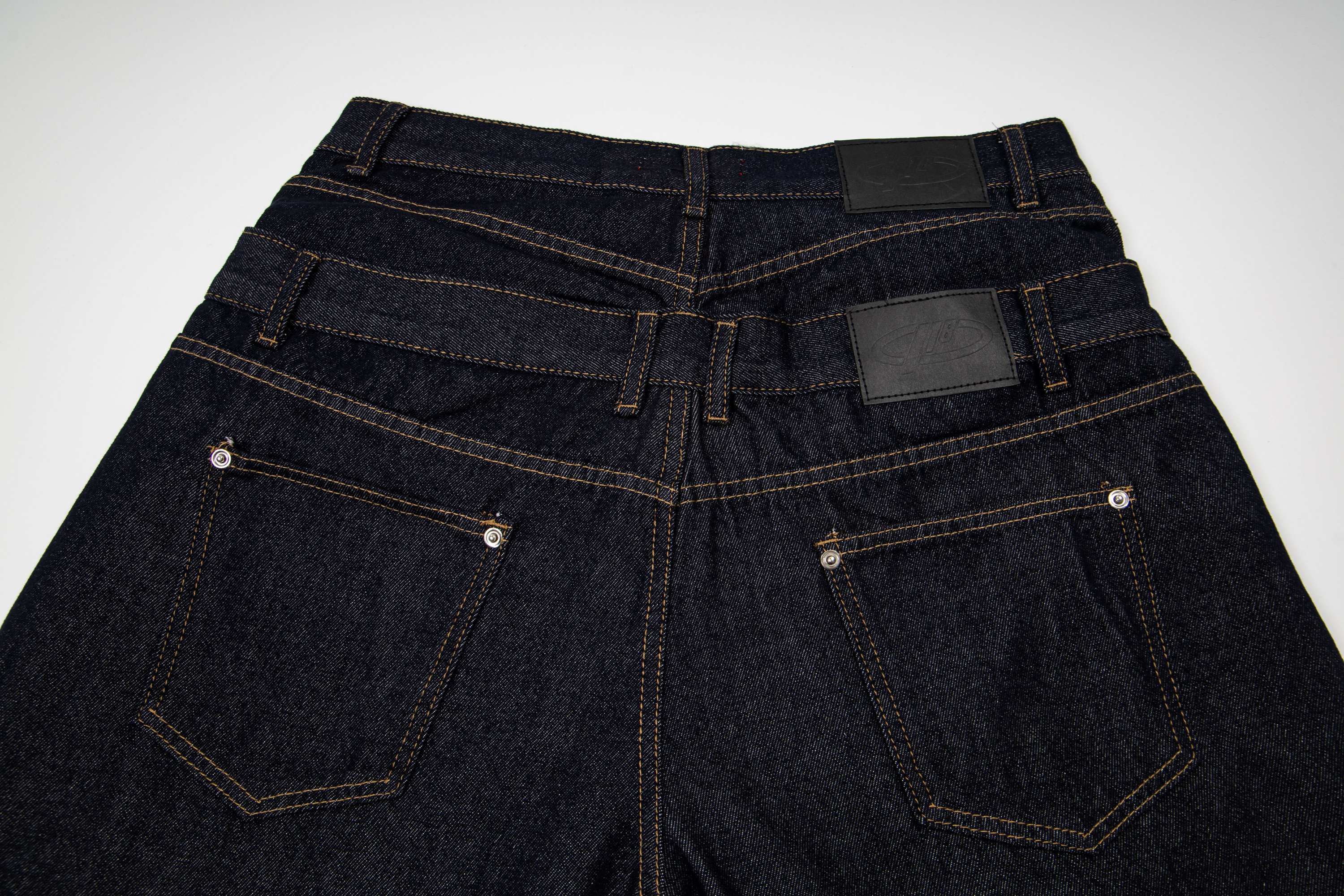 STARRVAINT “Double Waist Panel Denim Shorts”