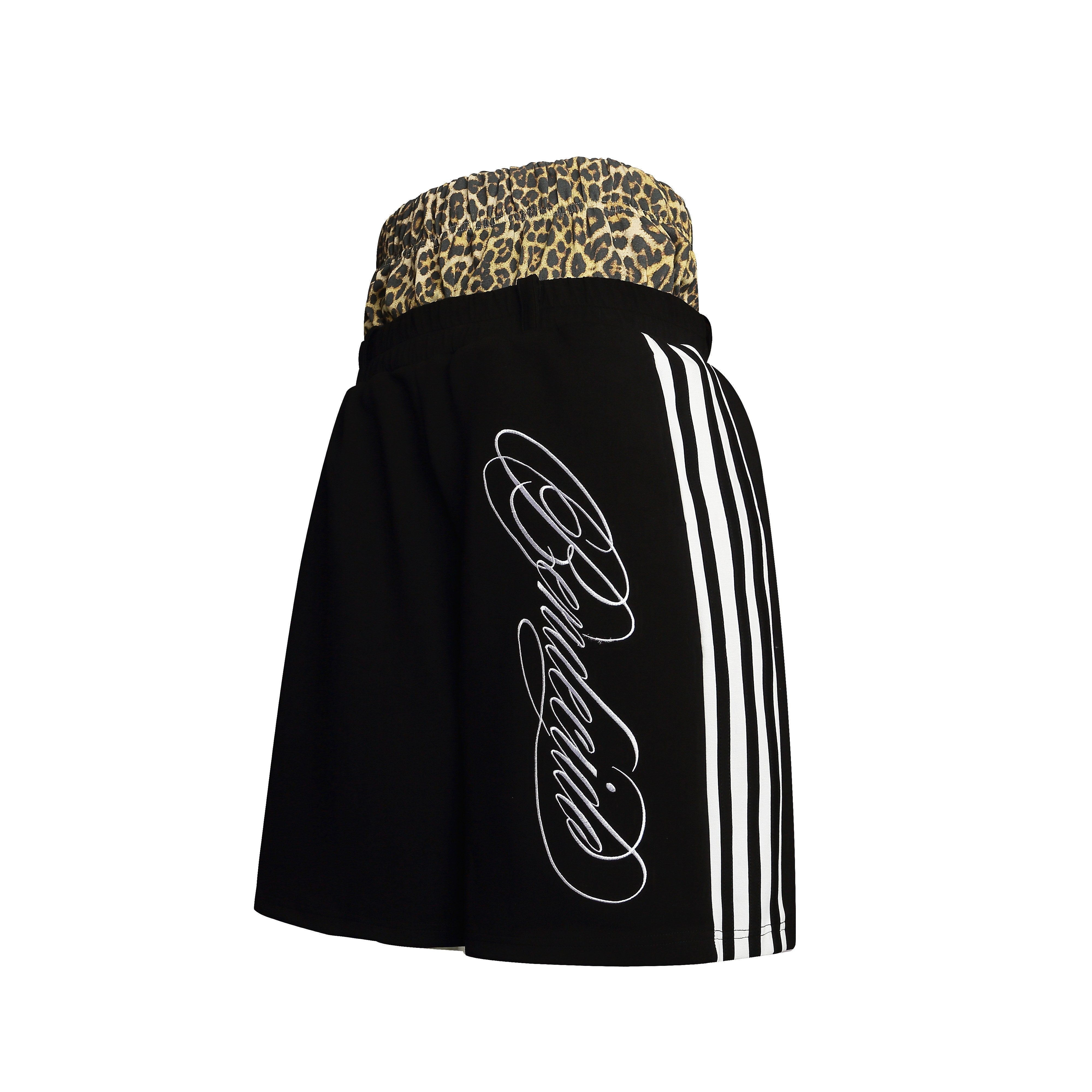 STARRVAINT Leopard Waist Sport Shorts