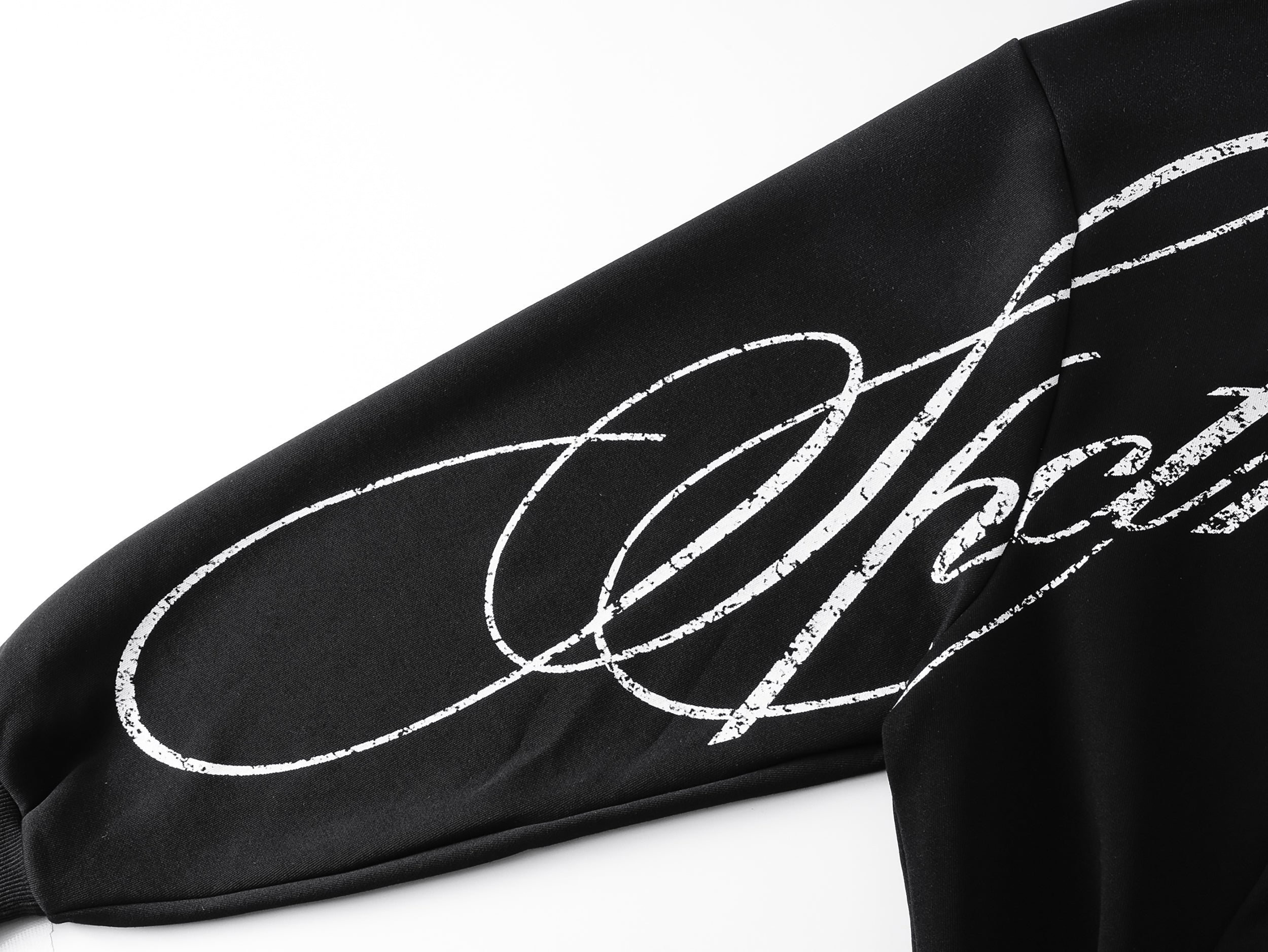 STARRVAINT Full-Script Zip Hoodie