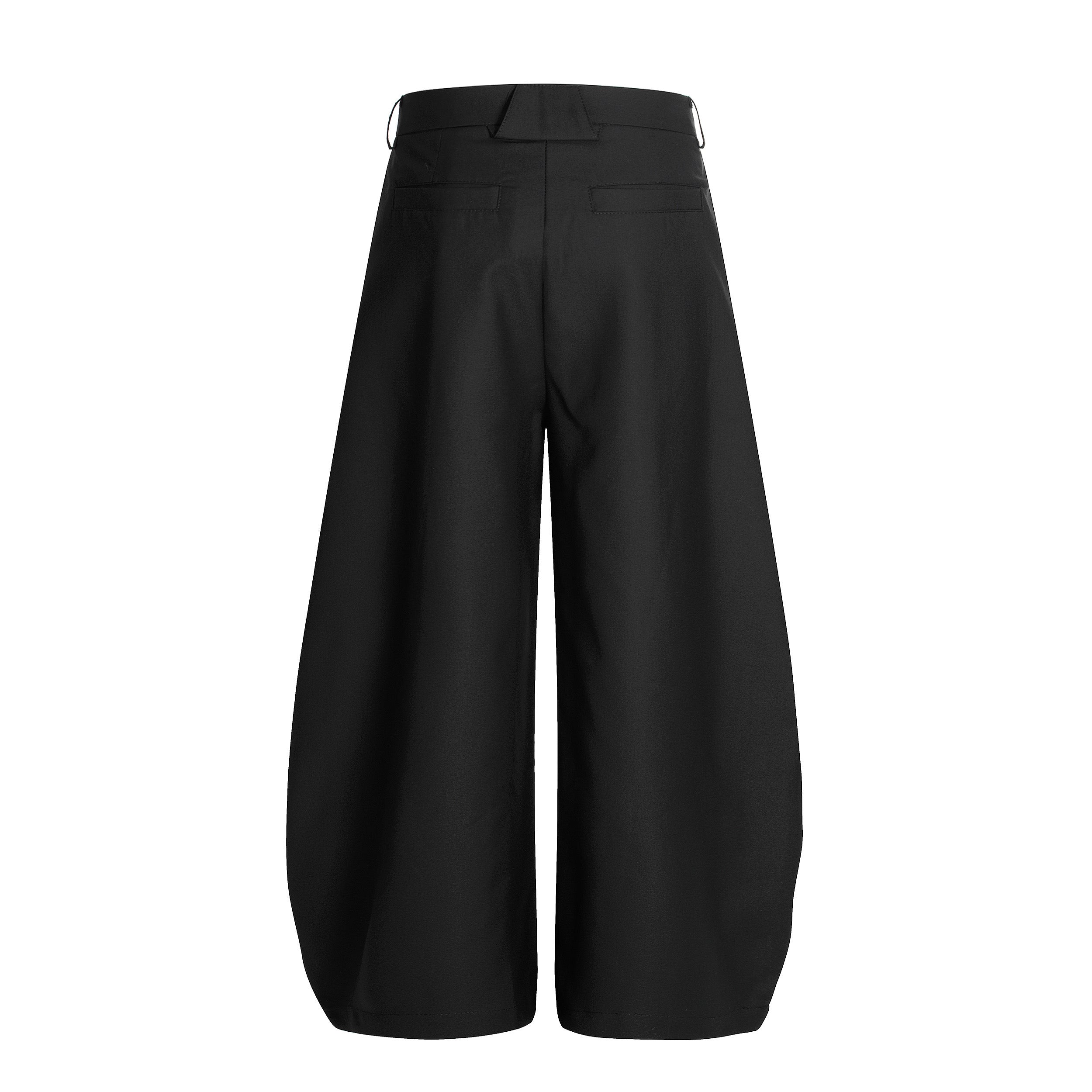 STARRVAINT Pleated Barrel Trousers