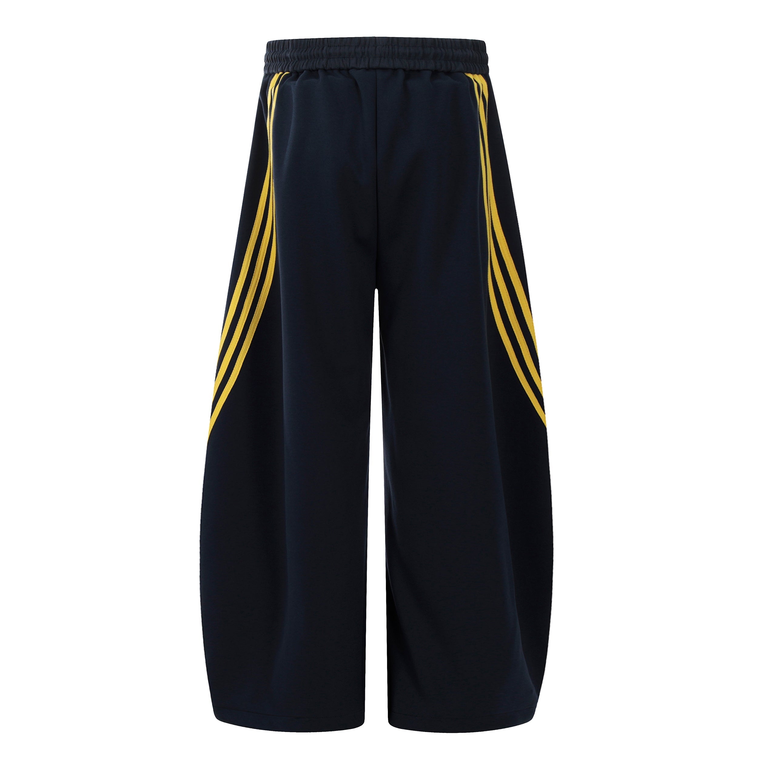 STARRVAINT Curved Stripe Wide-Leg Pants