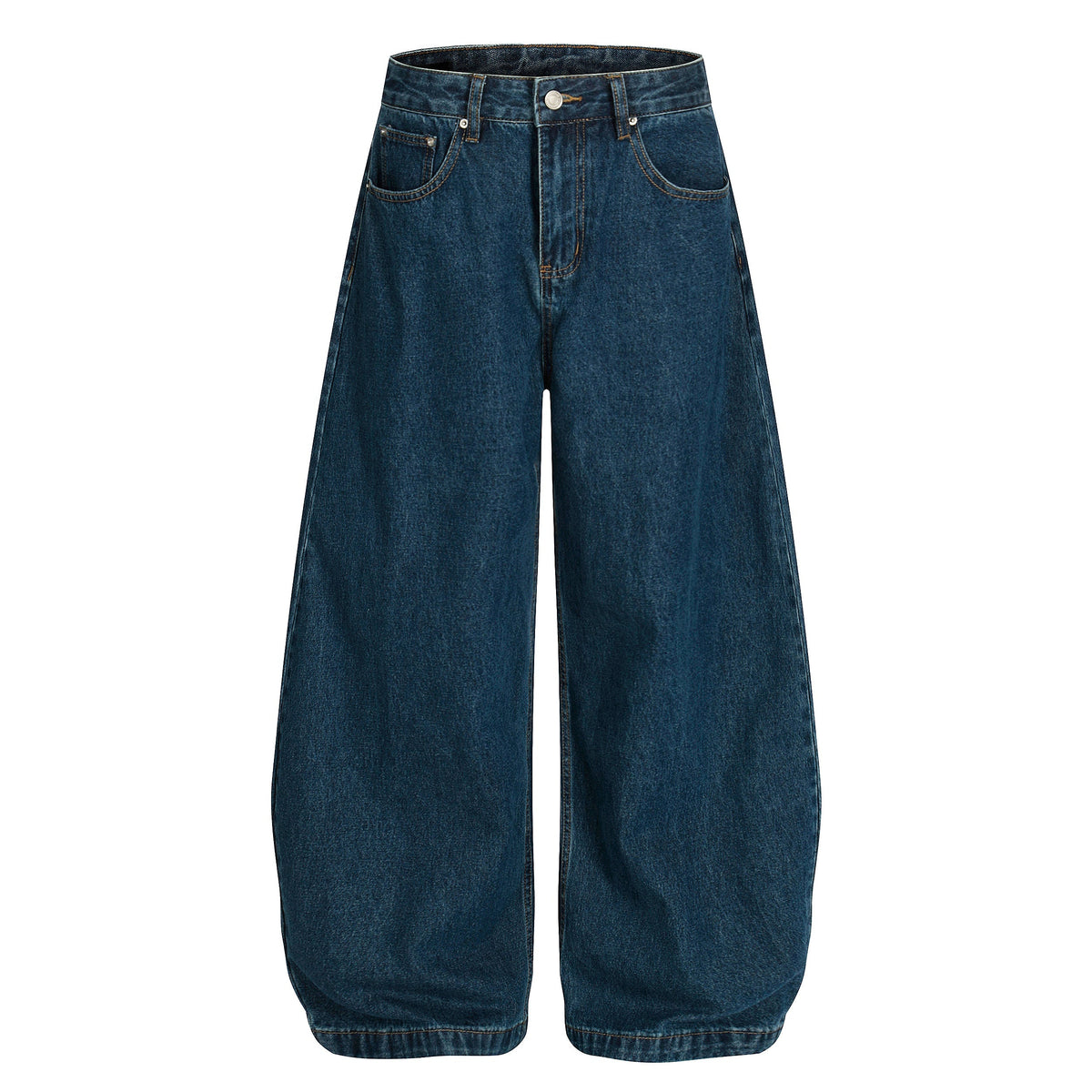 STARRVAINT Deep Indigo Balloon Wide-Leg Jeans