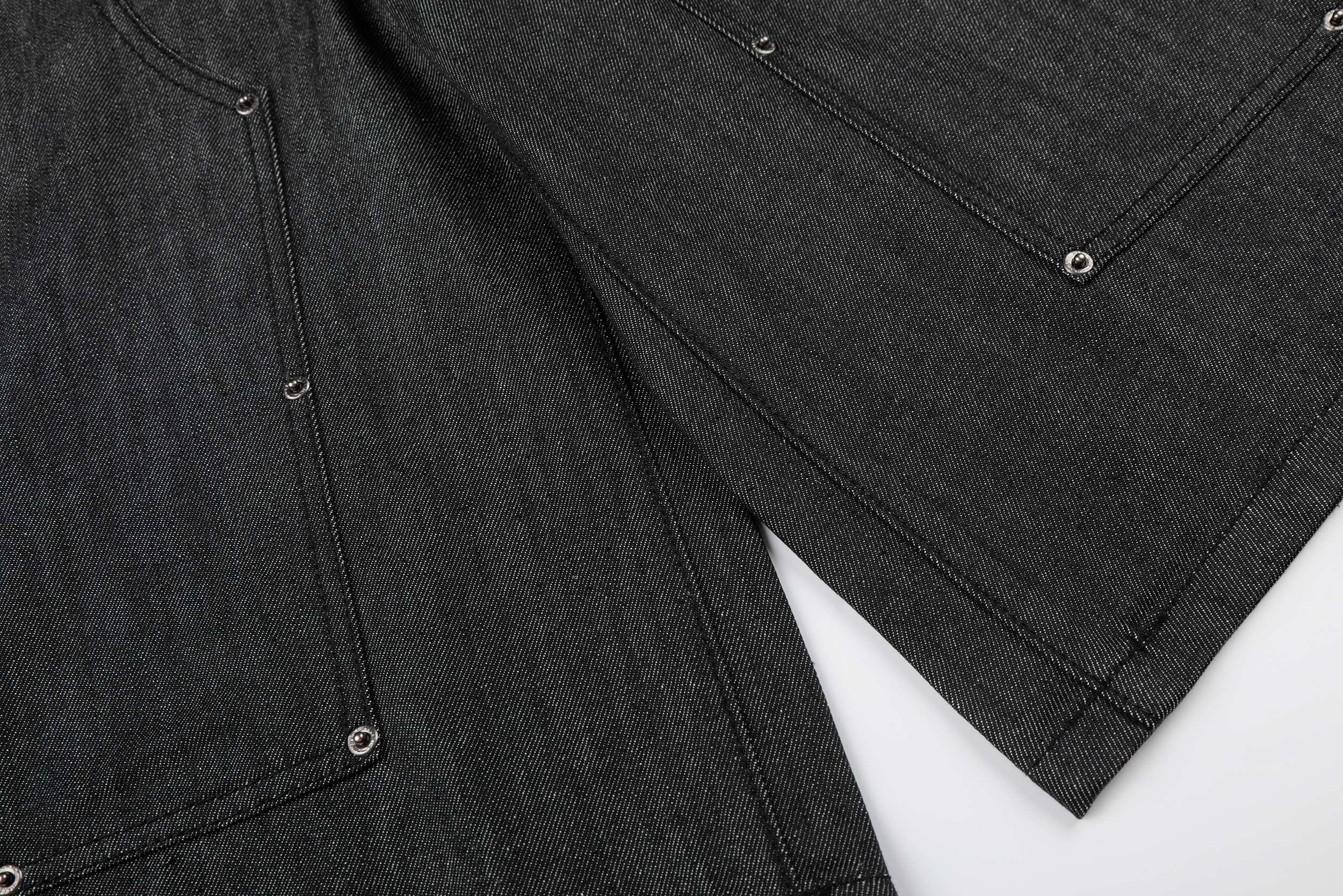 STARRVAINT Raw Denim Baggy Shorts