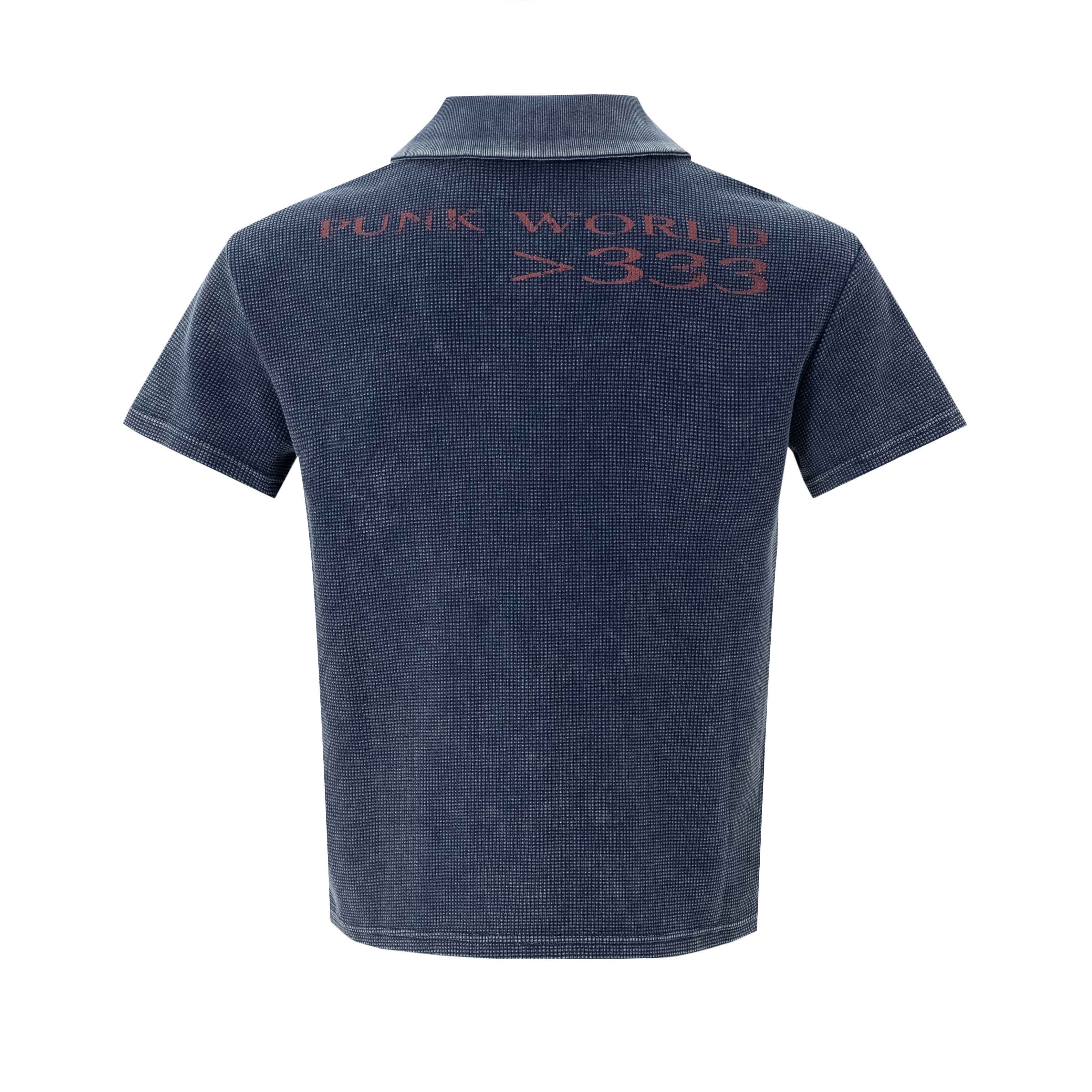 STARRVAINT Vintage Washed Polo Tee