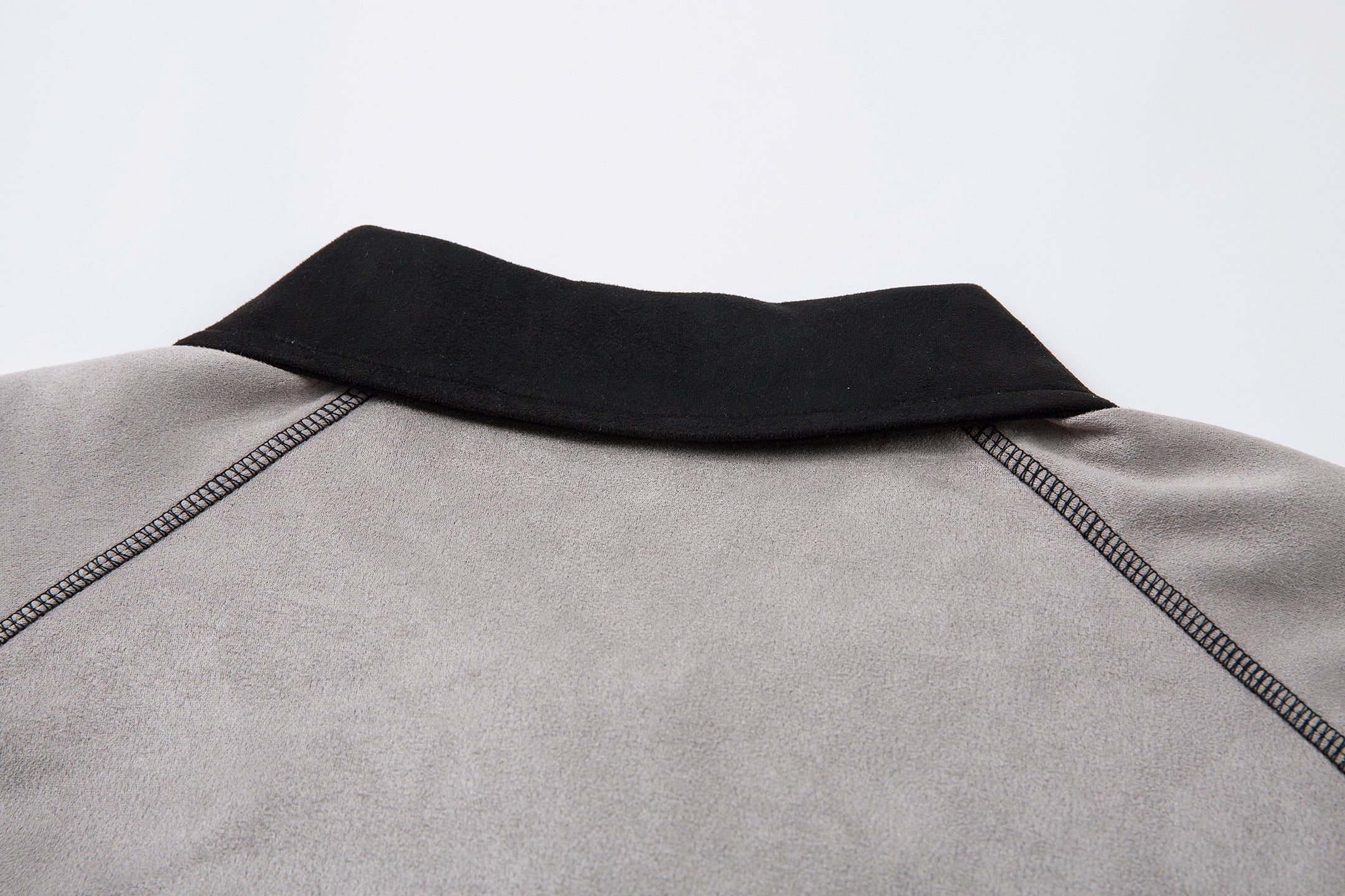 STARRVAINT Contrast Panel Long-Sleeve Polo