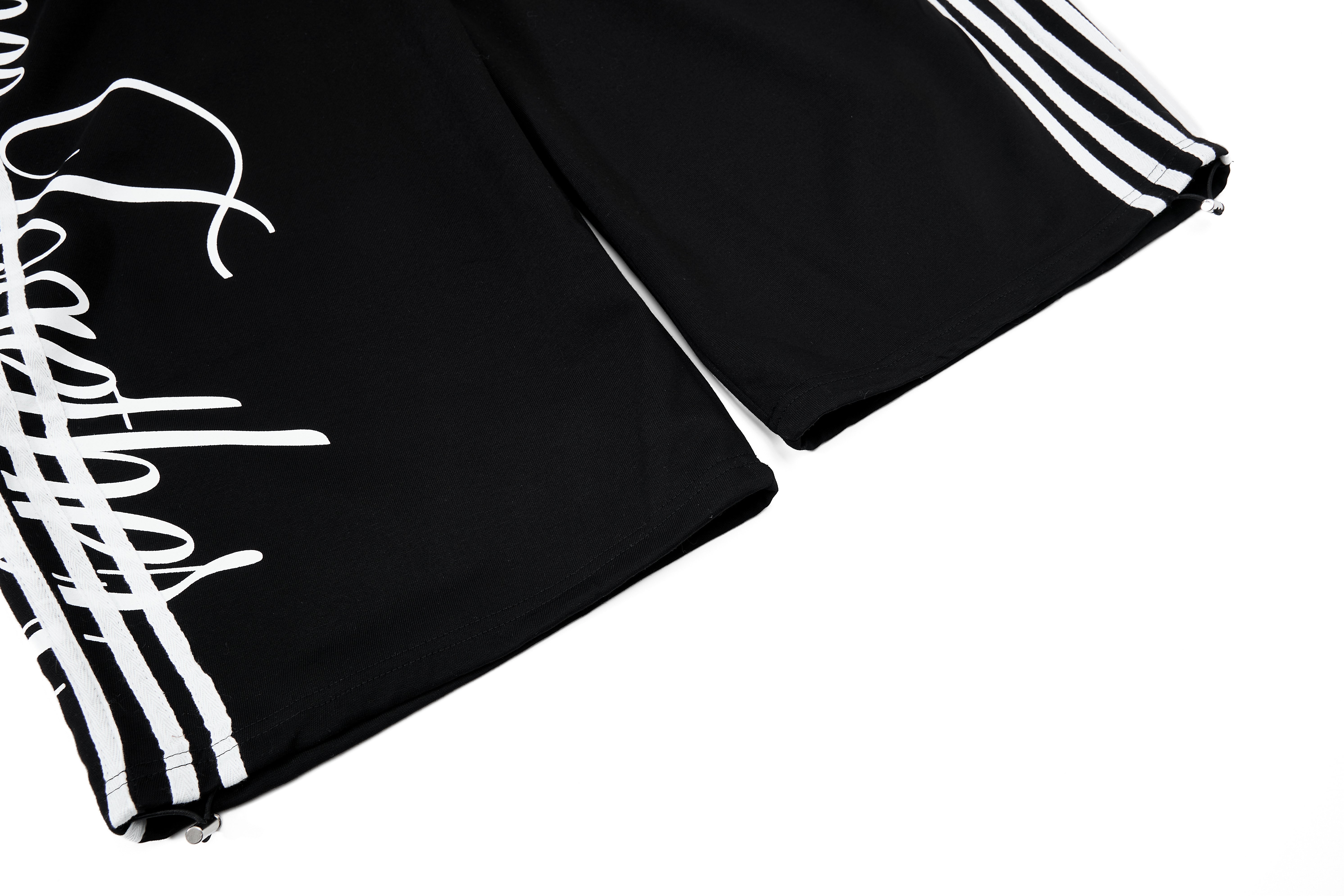 STARRVAINT Script Stripe Wide-Leg Sweatpants