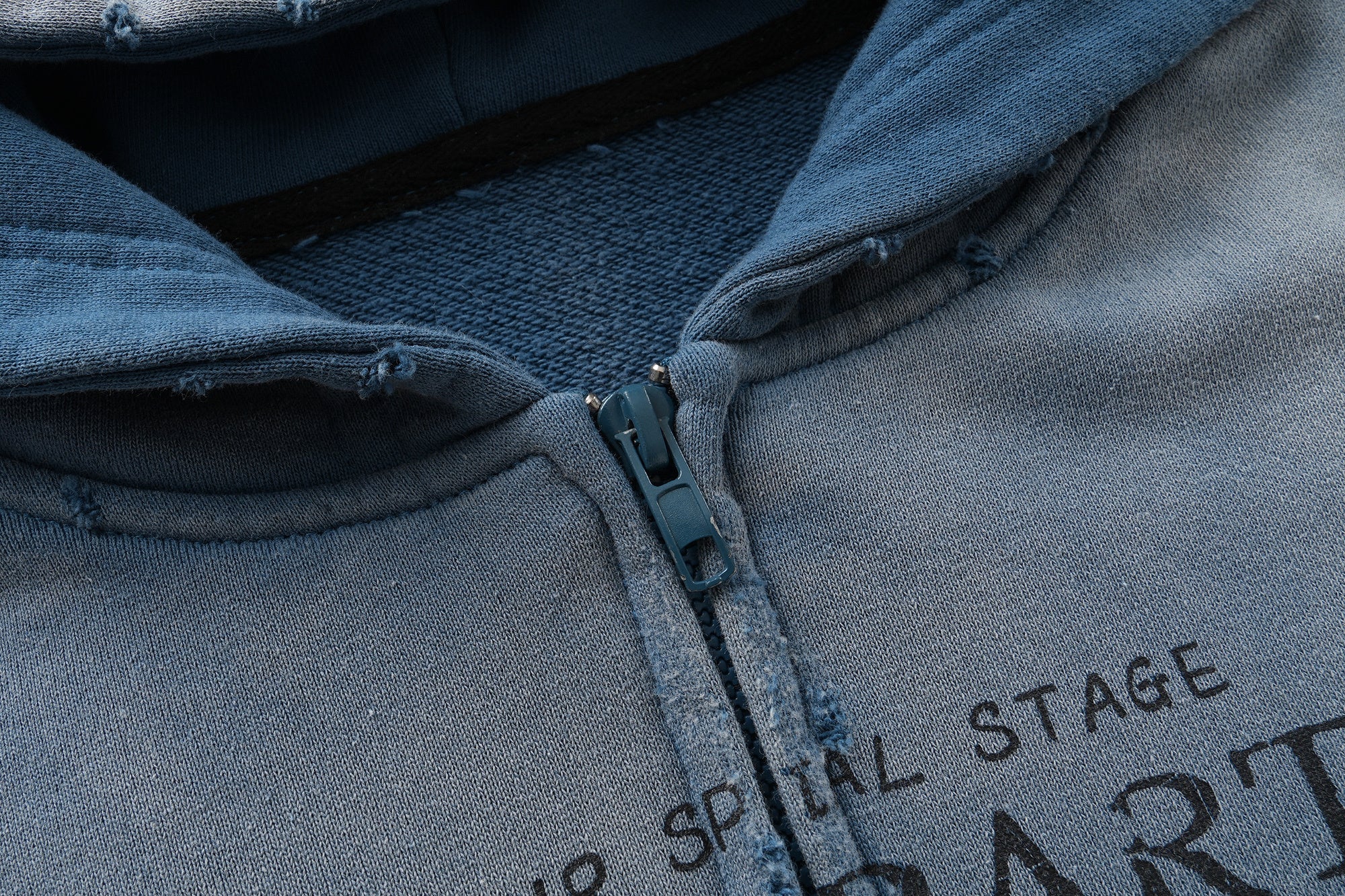 STARRVAINT Vintage Graphic Zip-Up Hoodie