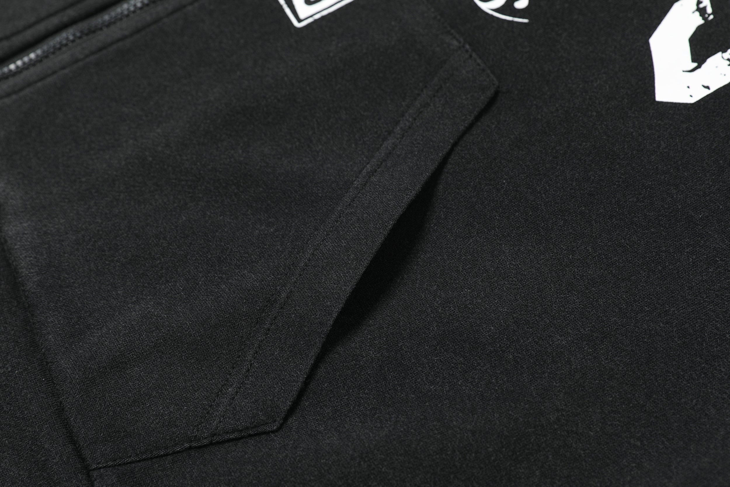 STARRVAINT Vintage Badge Zip Hoodie