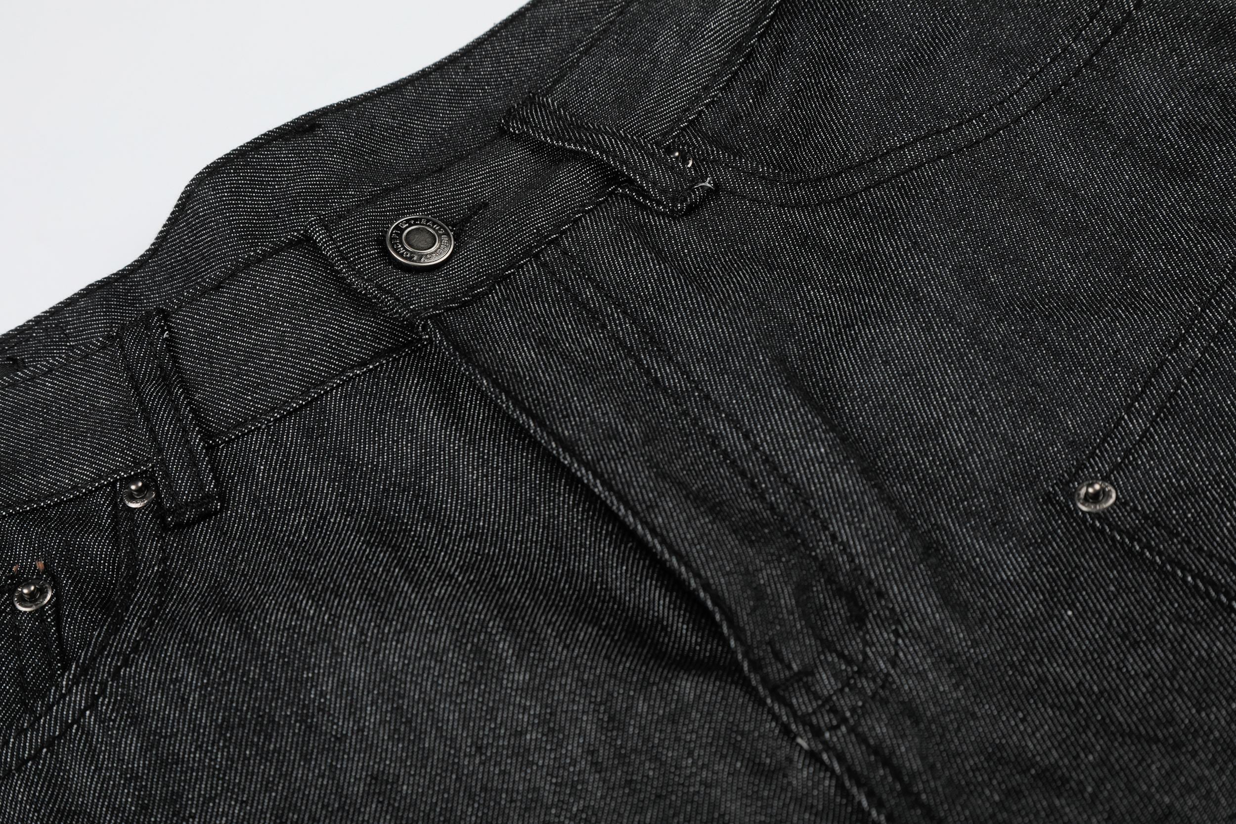 STARRVAINT Raw Denim Baggy Shorts