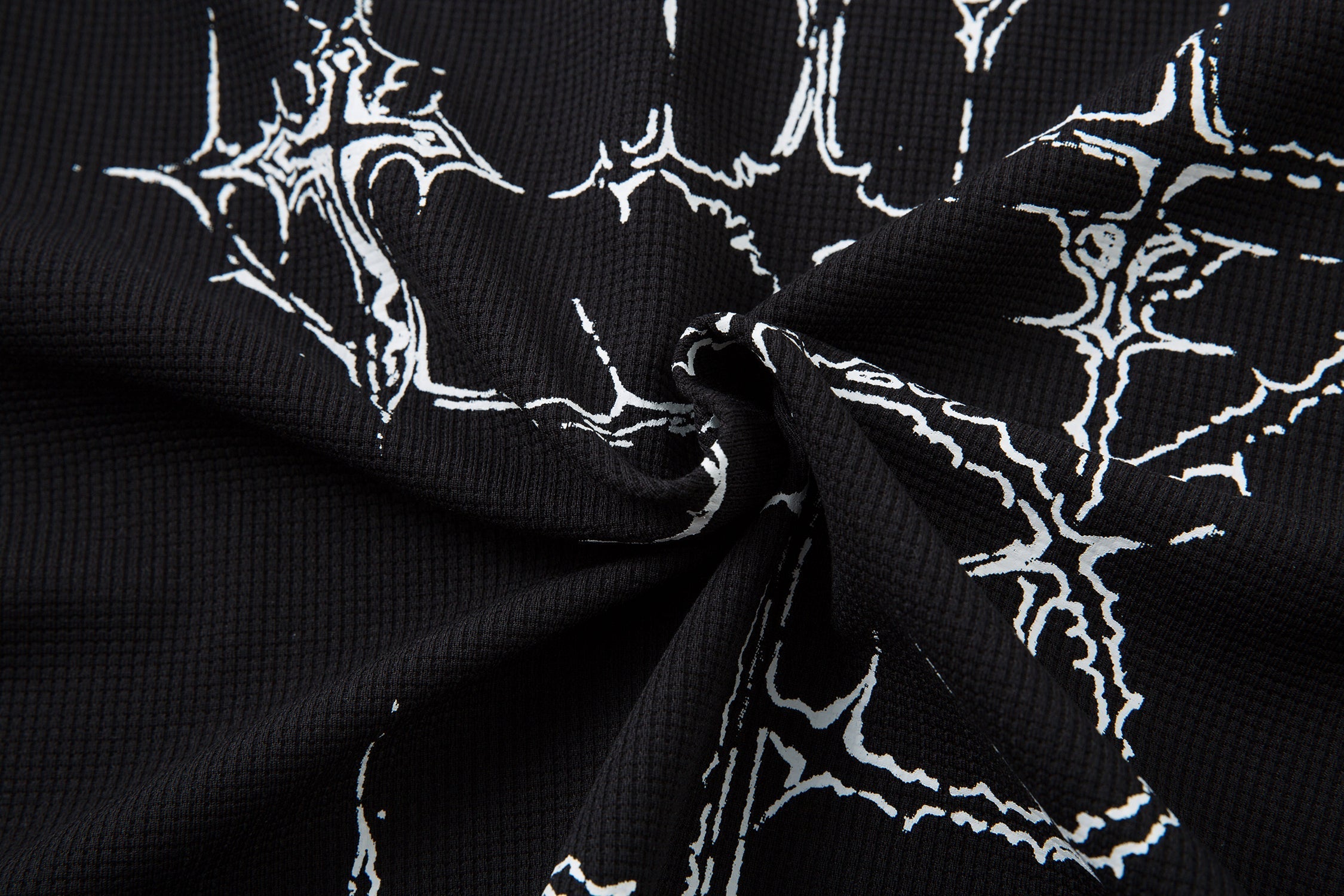 STARRVAINT Gothic Graphic Polo Shirt