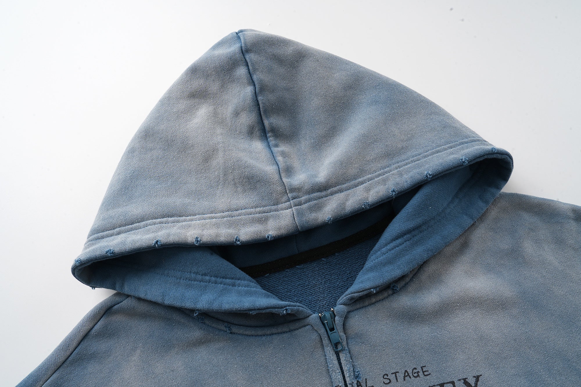 STARRVAINT Vintage Graphic Zip-Up Hoodie