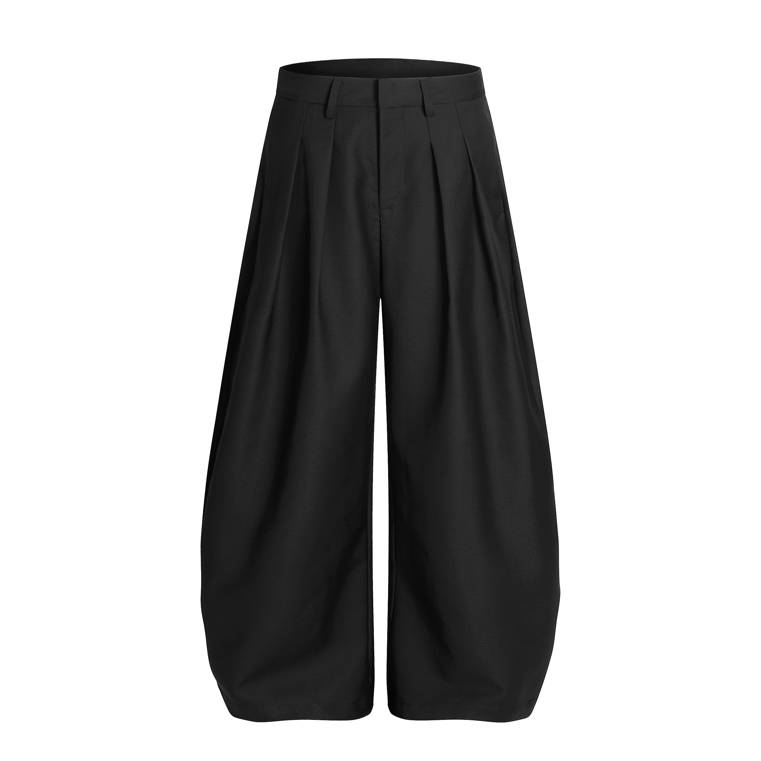 STARRVAINT Pleated Barrel Trousers