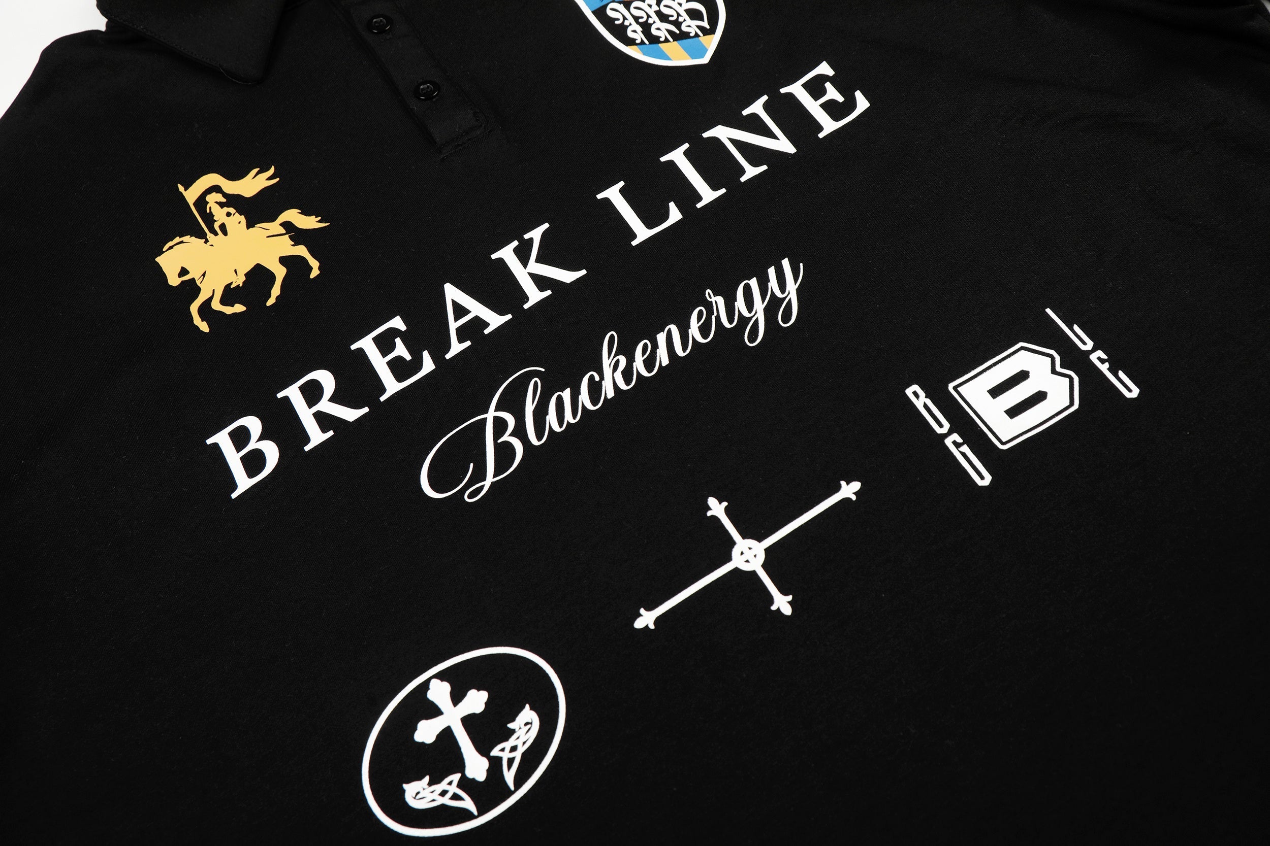 STARRVAINT Break Line Graphic Polo
