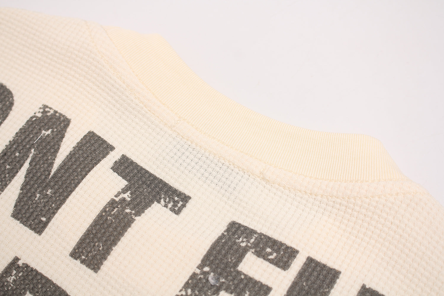 STARRVAINT “Copycat Statement Waffle Tee”