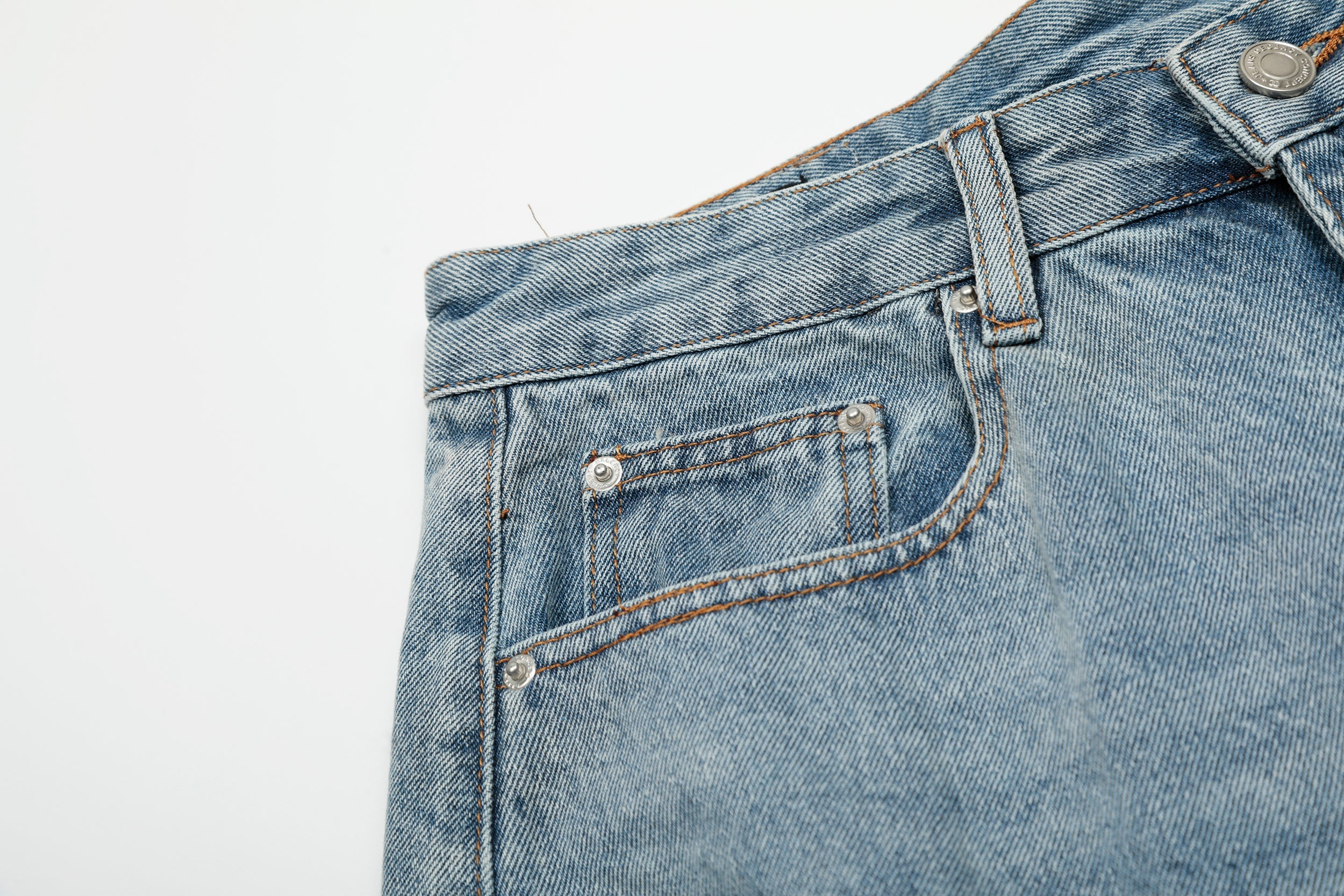 STARRVAINT Destroyed Fringe Denim Shorts