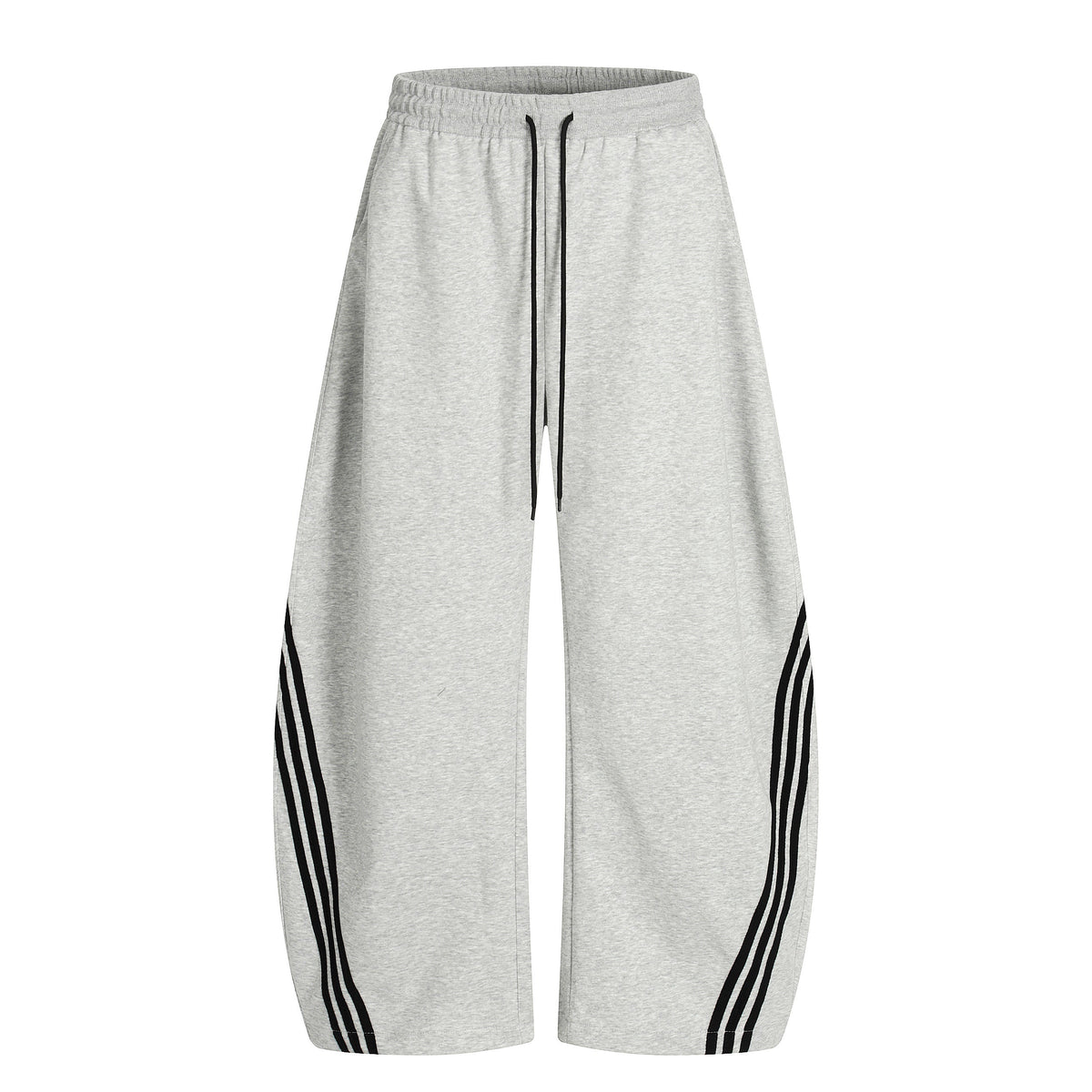 STARRVAINT Curved Stripe Wide-Leg Pants