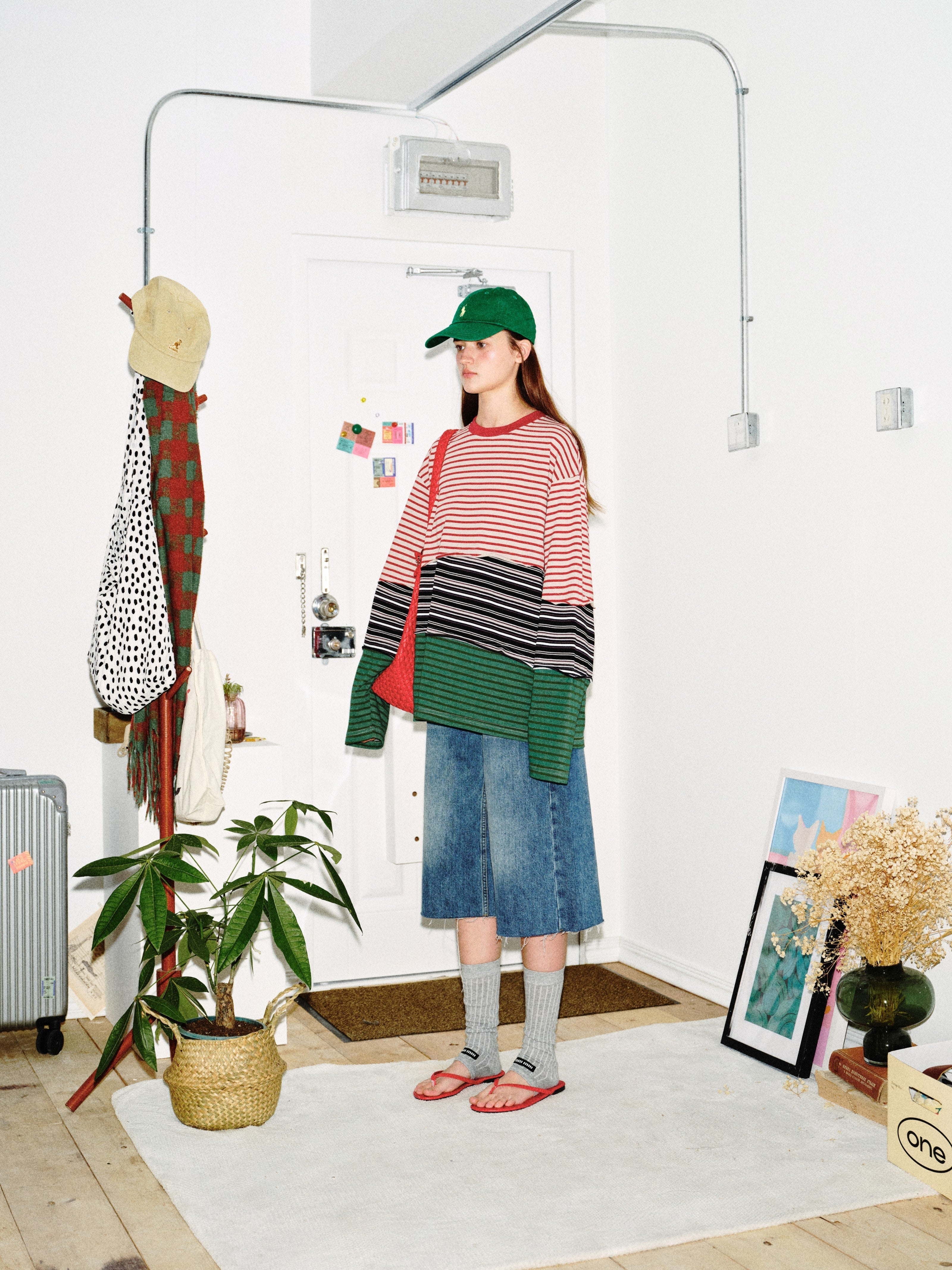 STARRVAINT Striped Long Sleeve Tee
