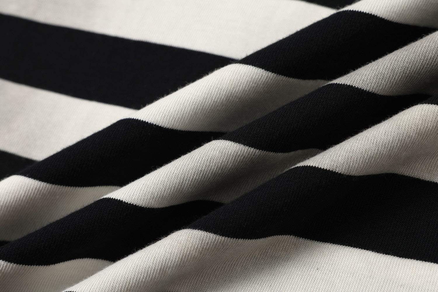STARRVAINT Leopard Collar Stripe Polo Tee