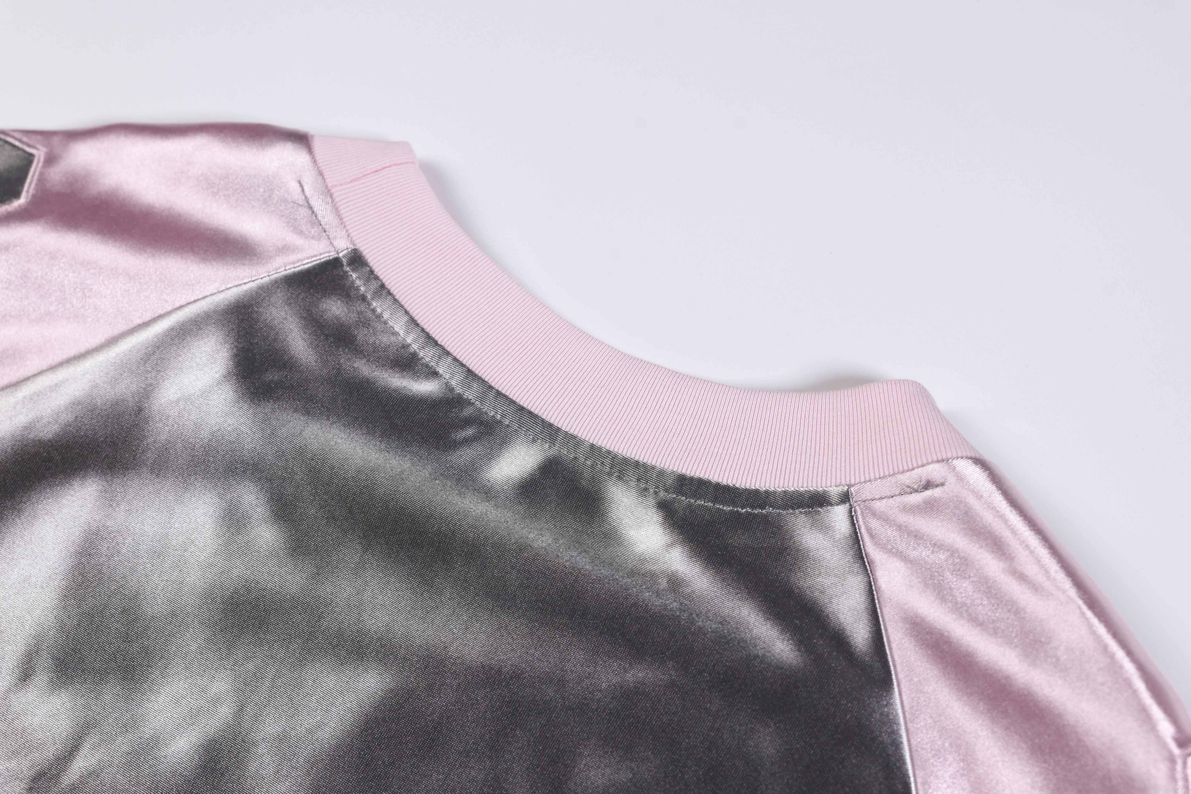 STARRVAINT Metallic Varsity Jersey Tee