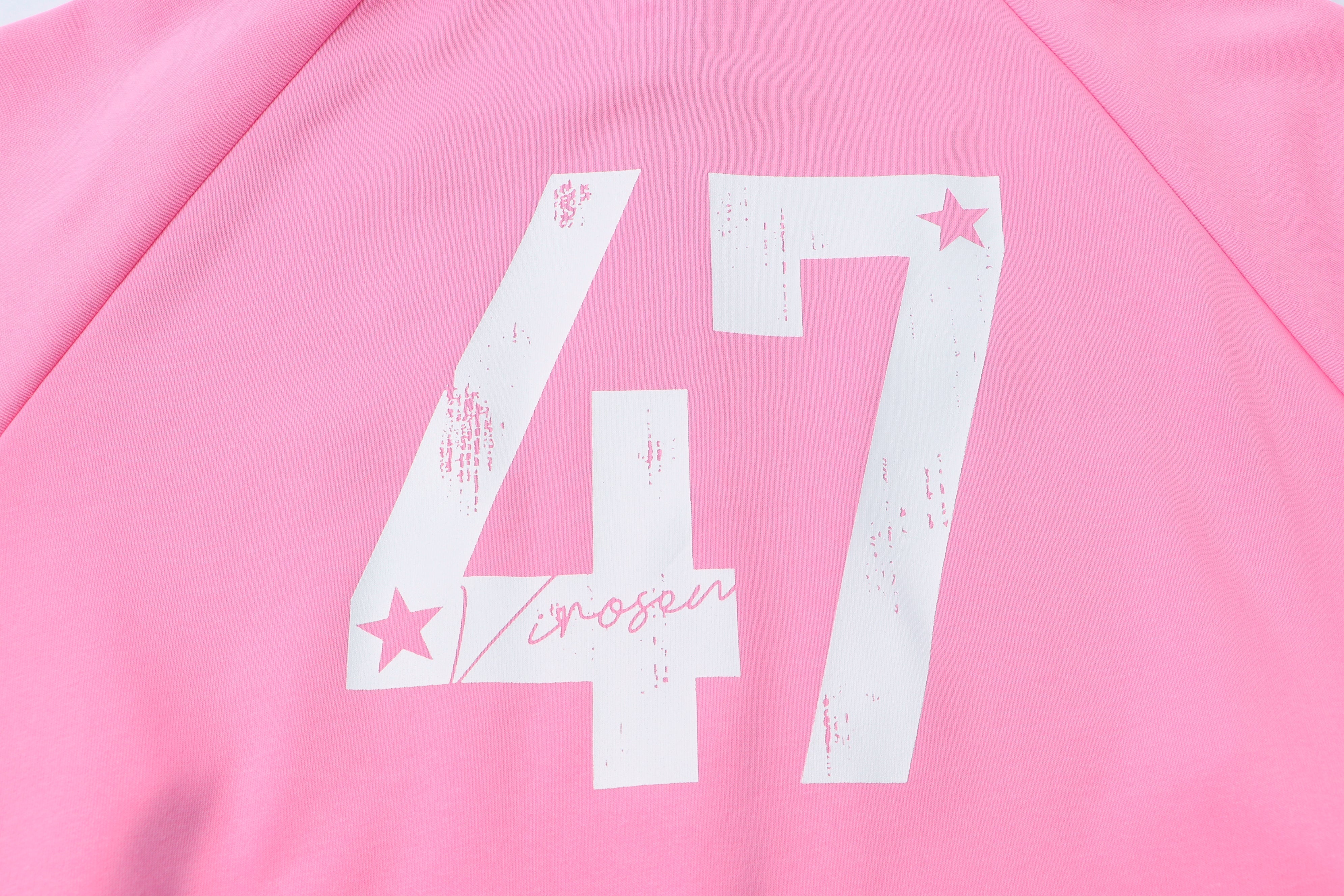 STARRVAINT Pastel Unicorn Varsity Zip Hoodie