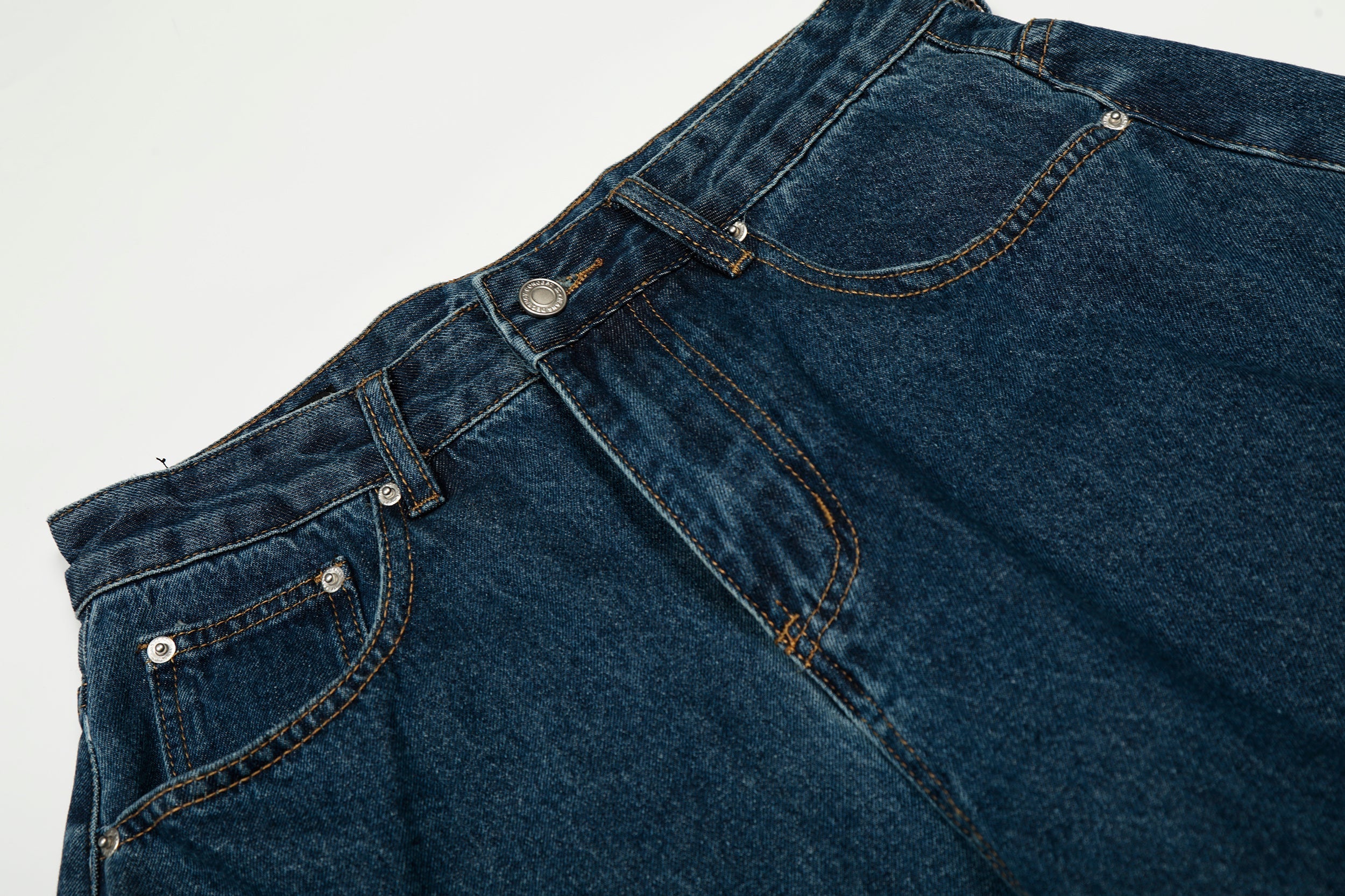 STARRVAINT Deep Indigo Balloon Wide-Leg Jeans