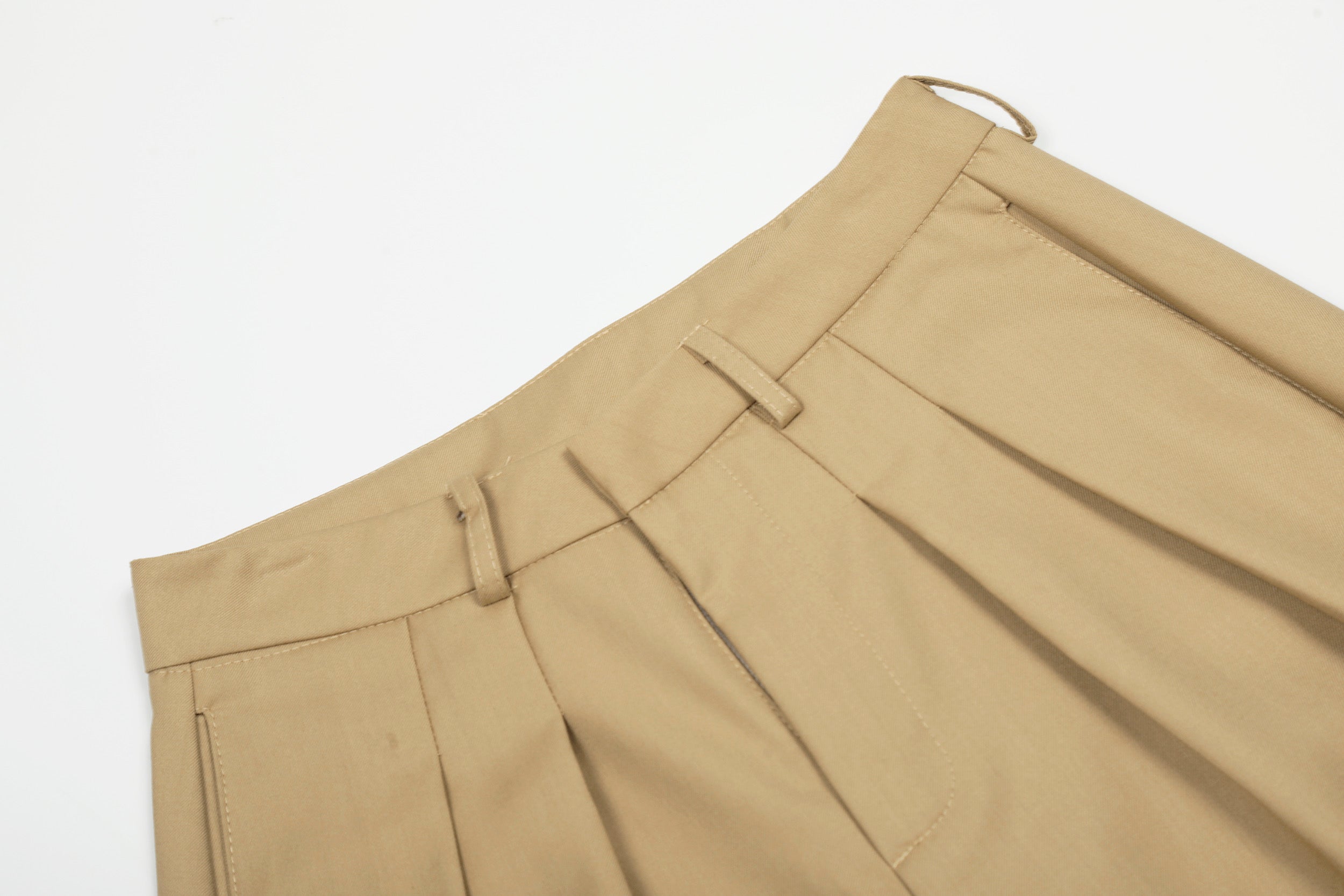 STARRVAINT Pleated Barrel Trousers