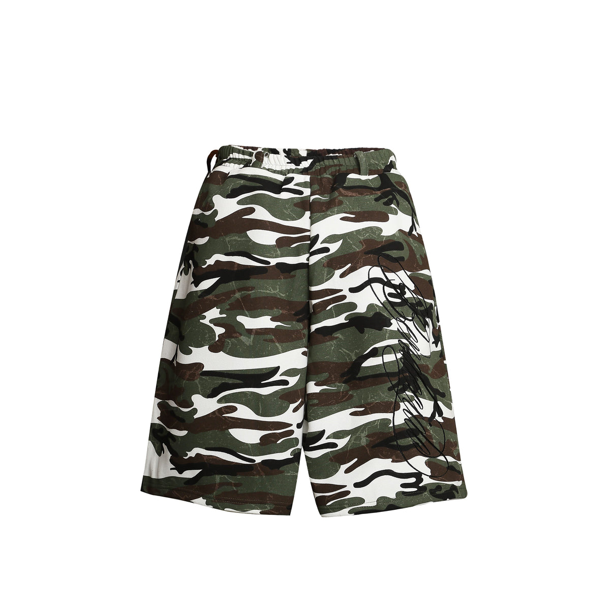 STARRVAINT Camo Print Loose Shorts