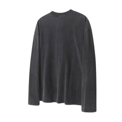 STARRVAINT Cross Graphic Vintage Long Sleeve Tee