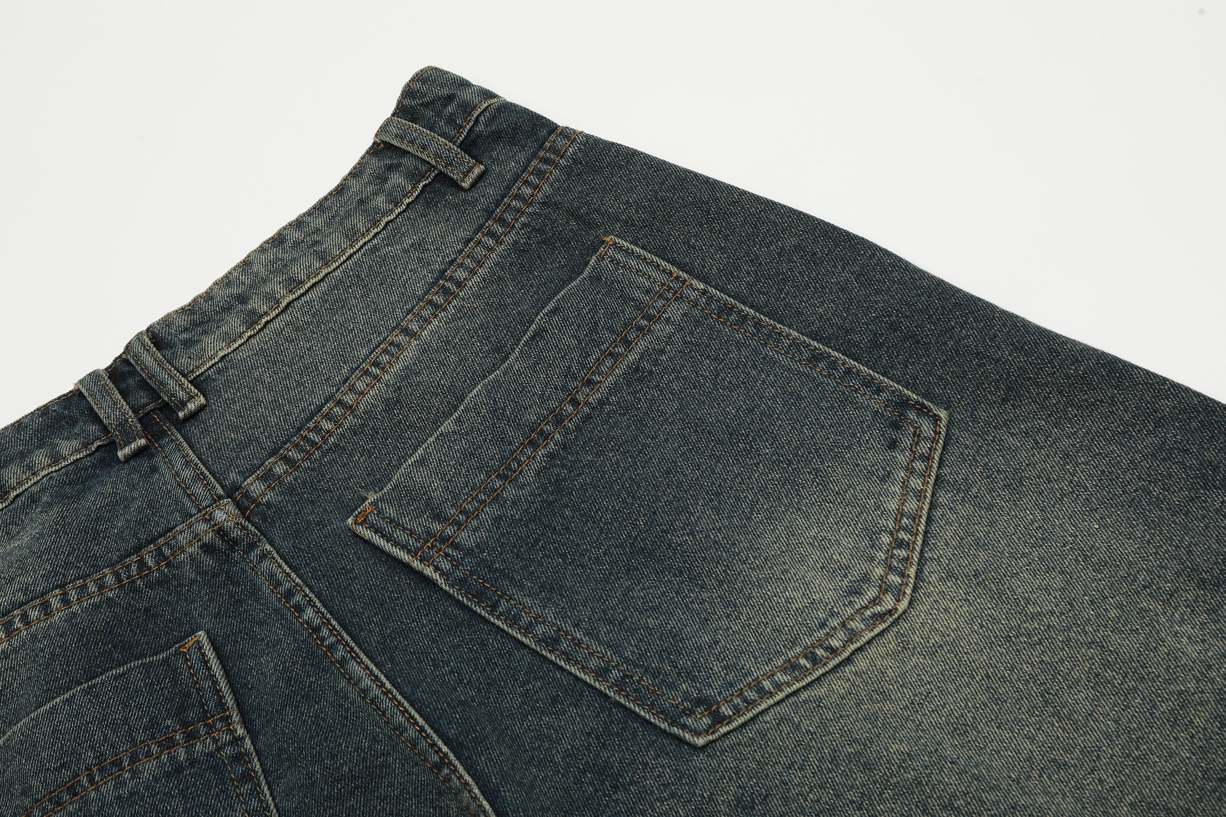 STARRVAINT Vintage Wide-Leg Denim Shorts