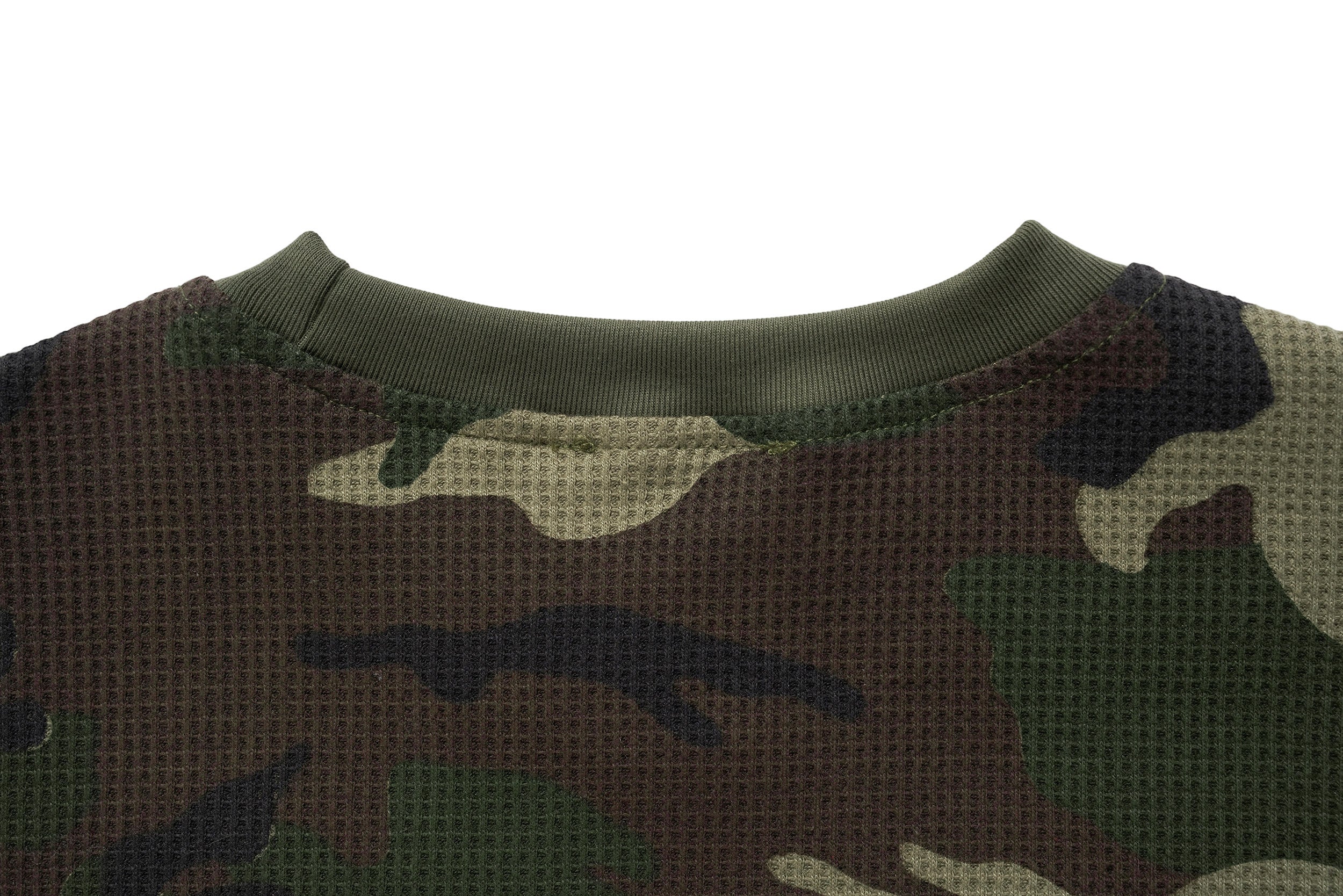 STARRVAINT Camo Text Graphic Longsleeve