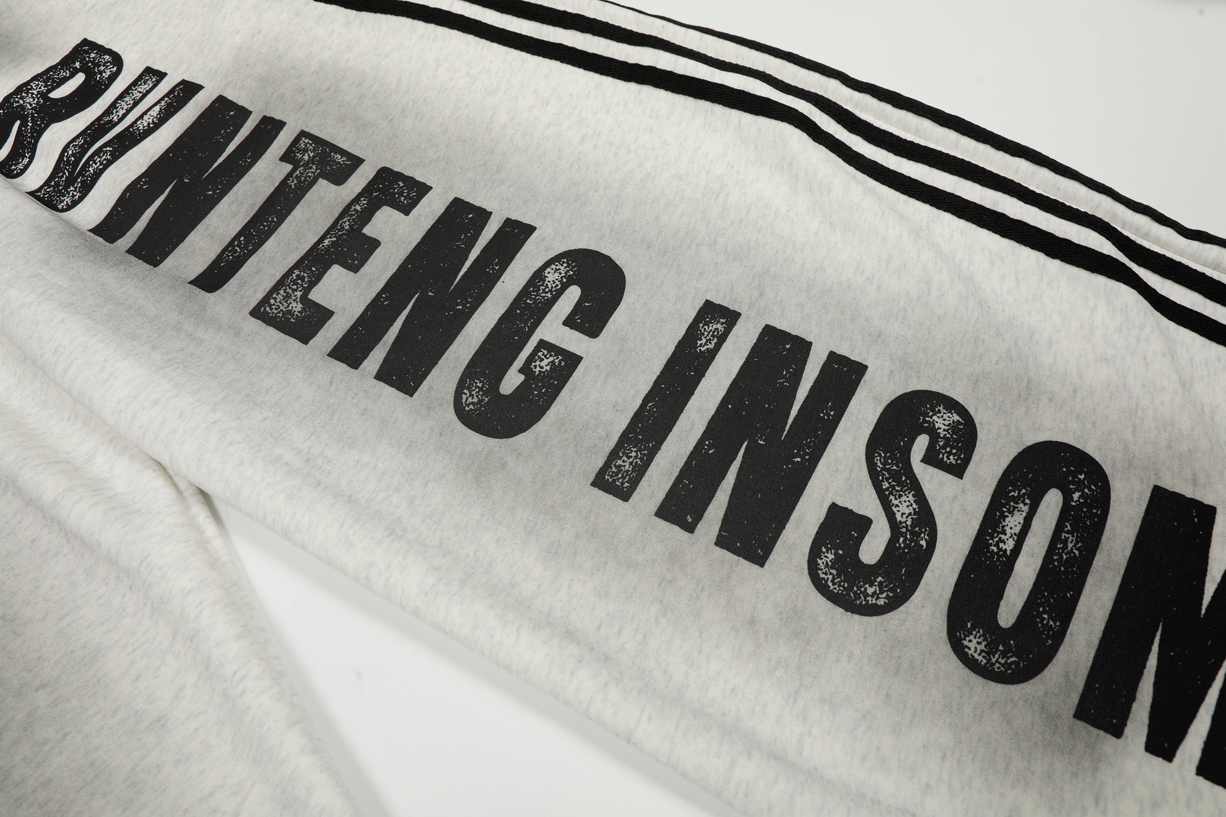 STARRVAINT Bold Letter Stripe Track Pants