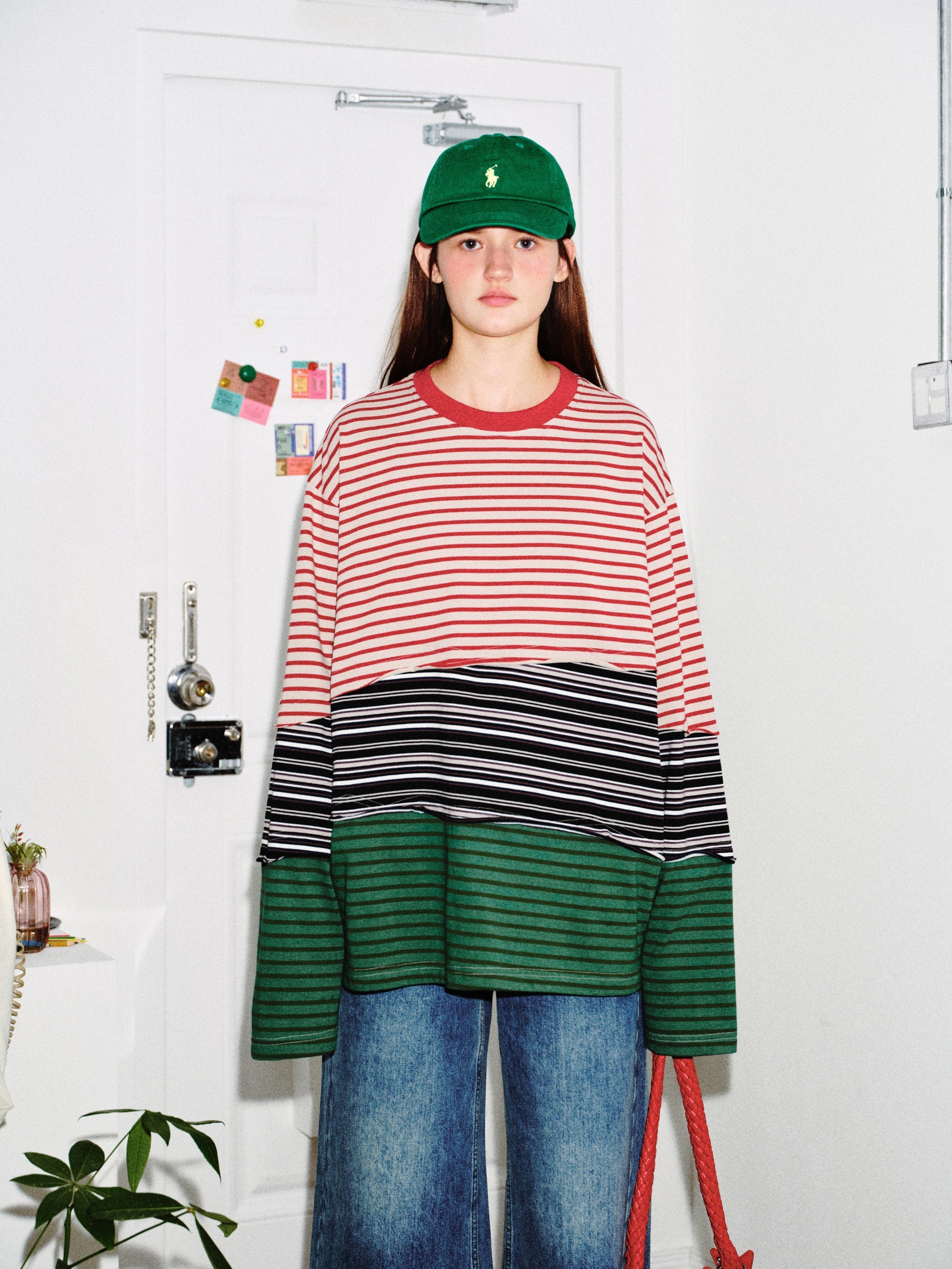 STARRVAINT Striped Long Sleeve Tee