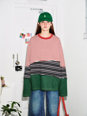 STARRVAINT Striped Long Sleeve Tee