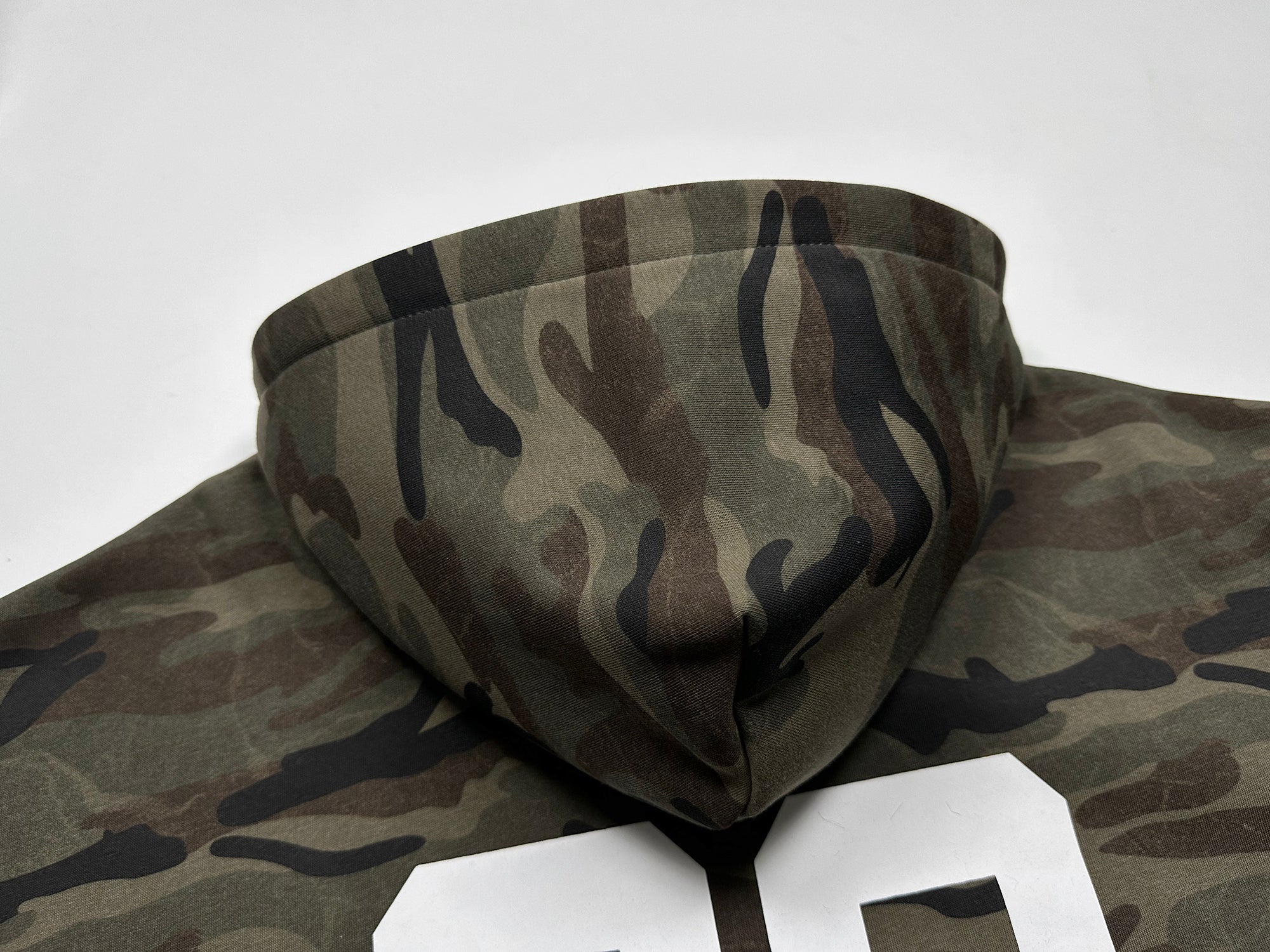 STARRVAINT Camo Varsity Zip Hoodie